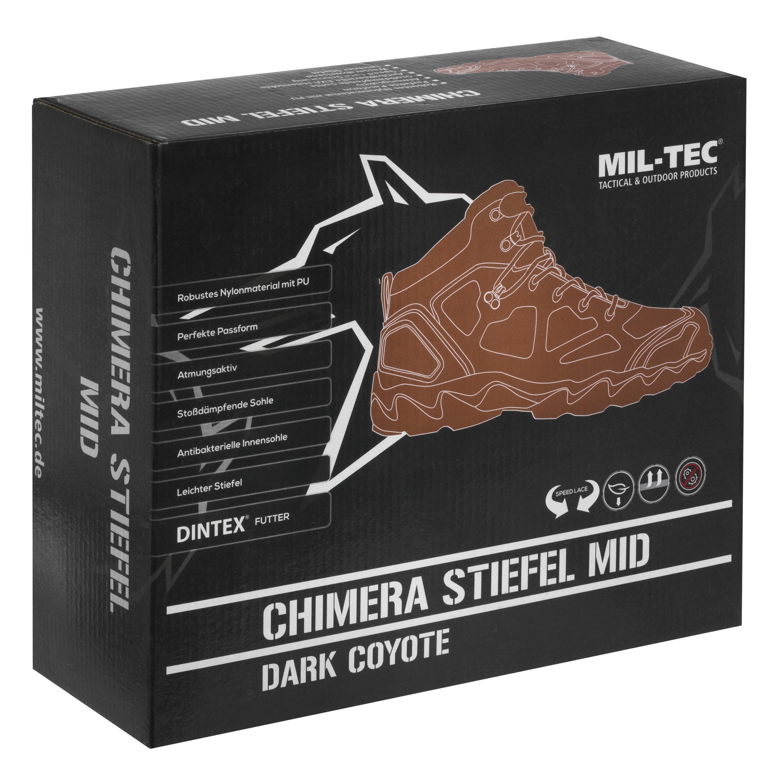 Mil-Tec - Chimera Mid - Taktische Stiefel - Dark Coyote 