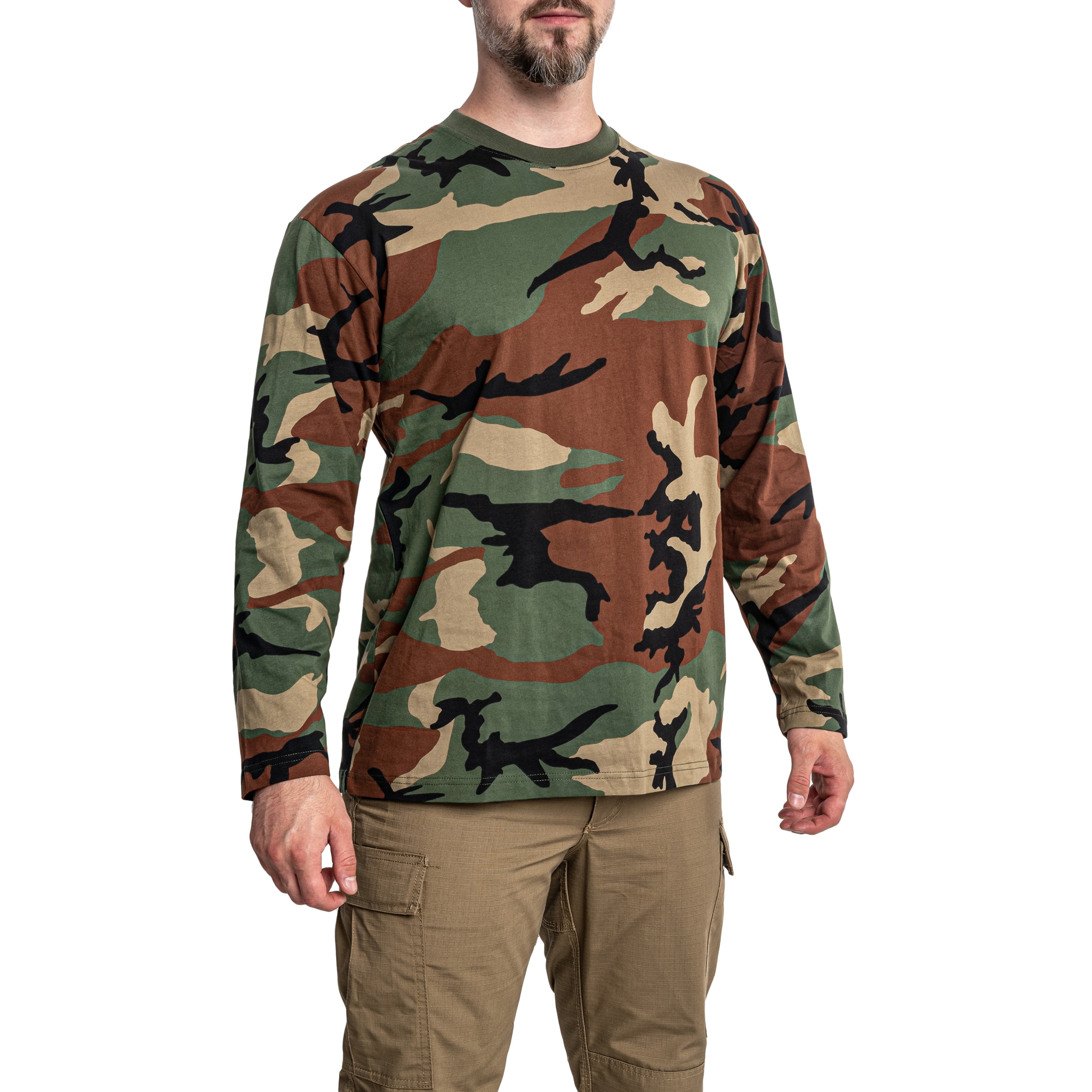 MFH - Longsleeve - T-Shirt - Woodland