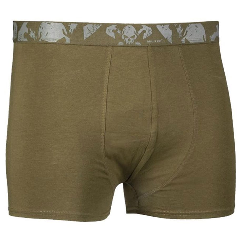 Mil-Tec - Skull - Boxershorts - 2 Stk. - Olive