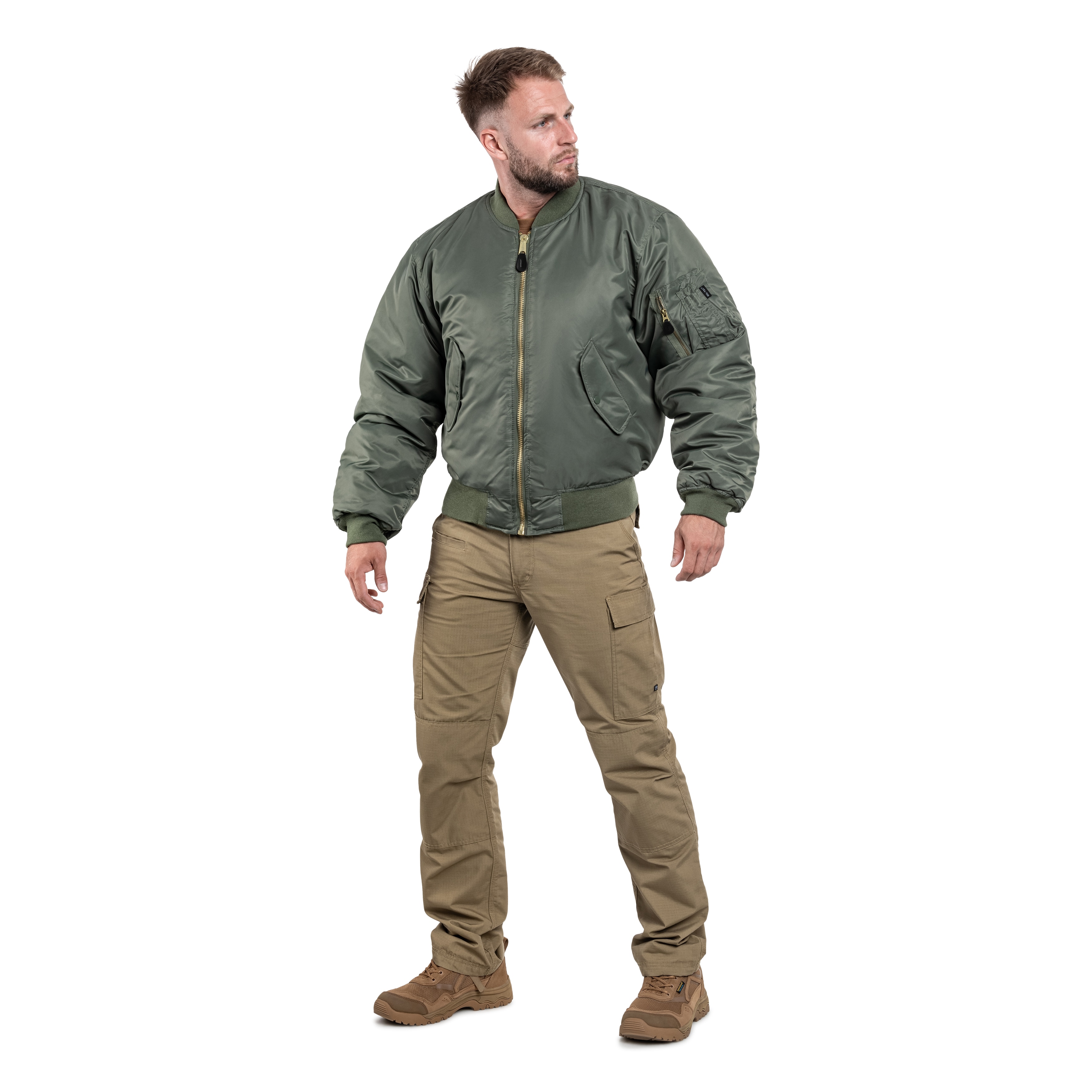 Mil-Tec - MA-1 Flyers Basic - Jacke - Oliv