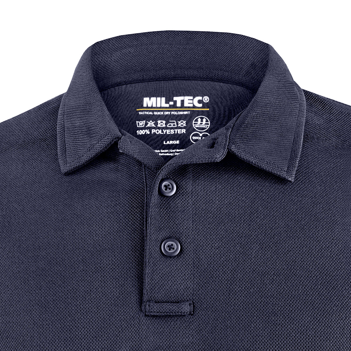 Mil-Tec - Tactical Quickdry - Poloshirt - Dark Blue