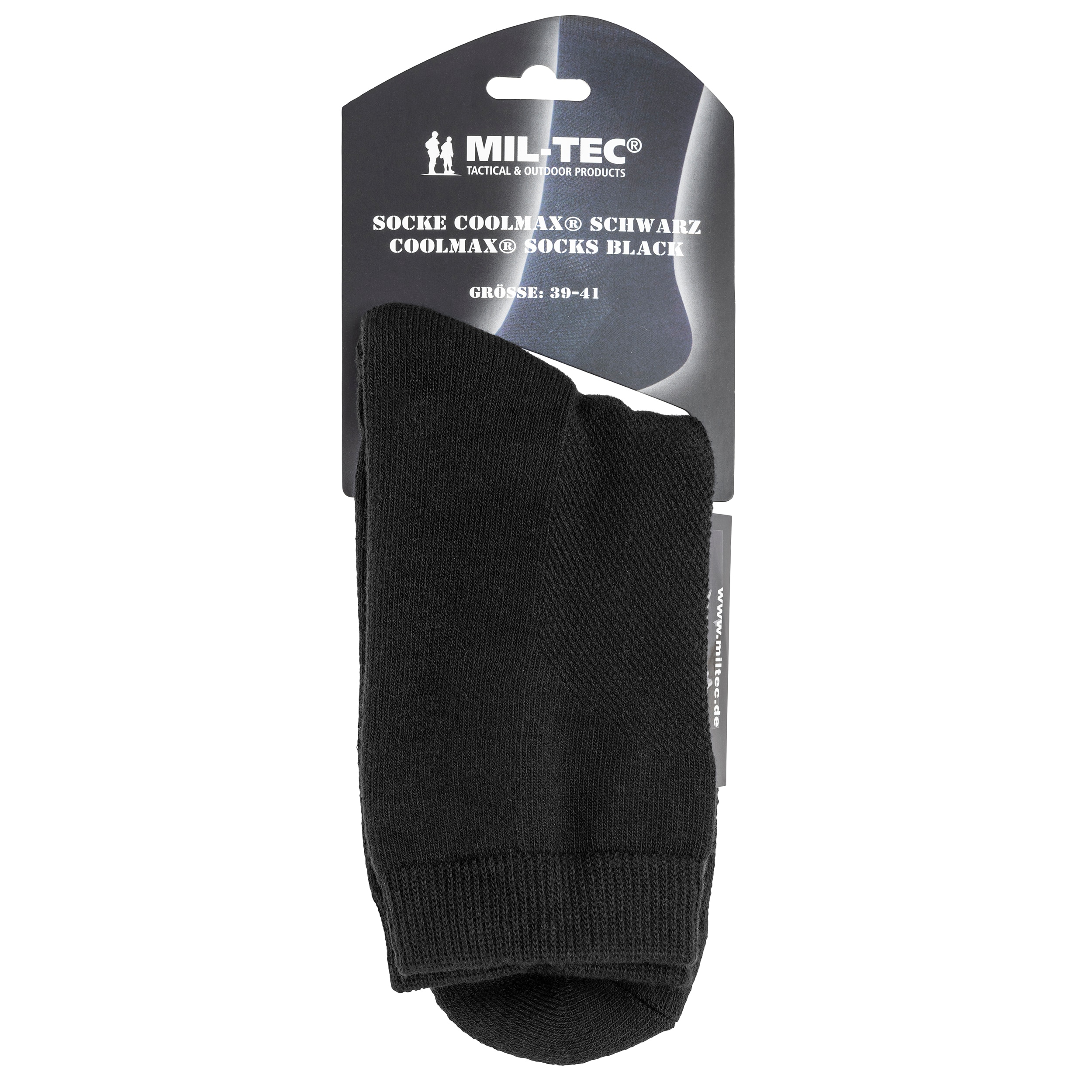 Mil-Tec - CoolMax Socken - Black