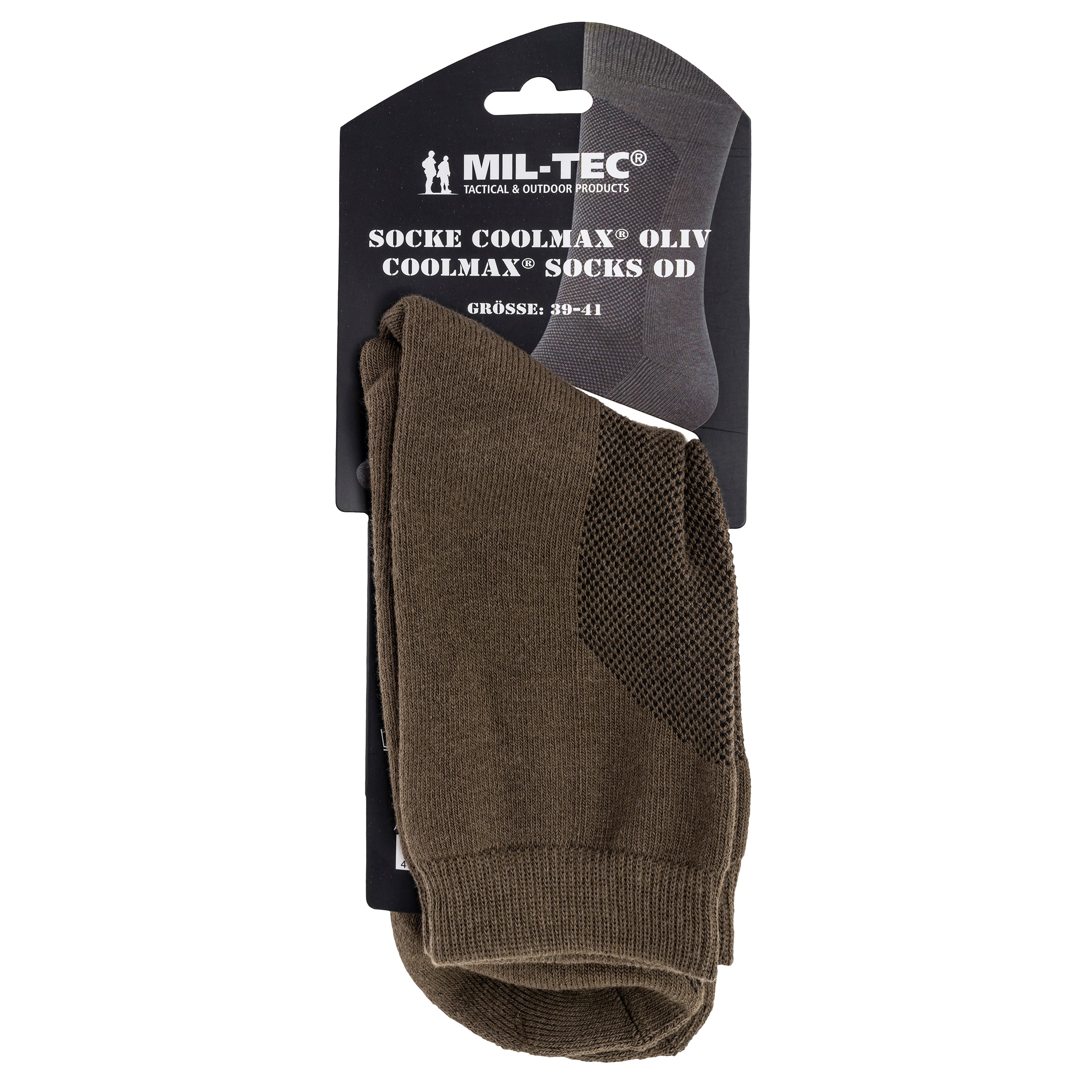 Mil-Tec - CoolMax Socken - Olive