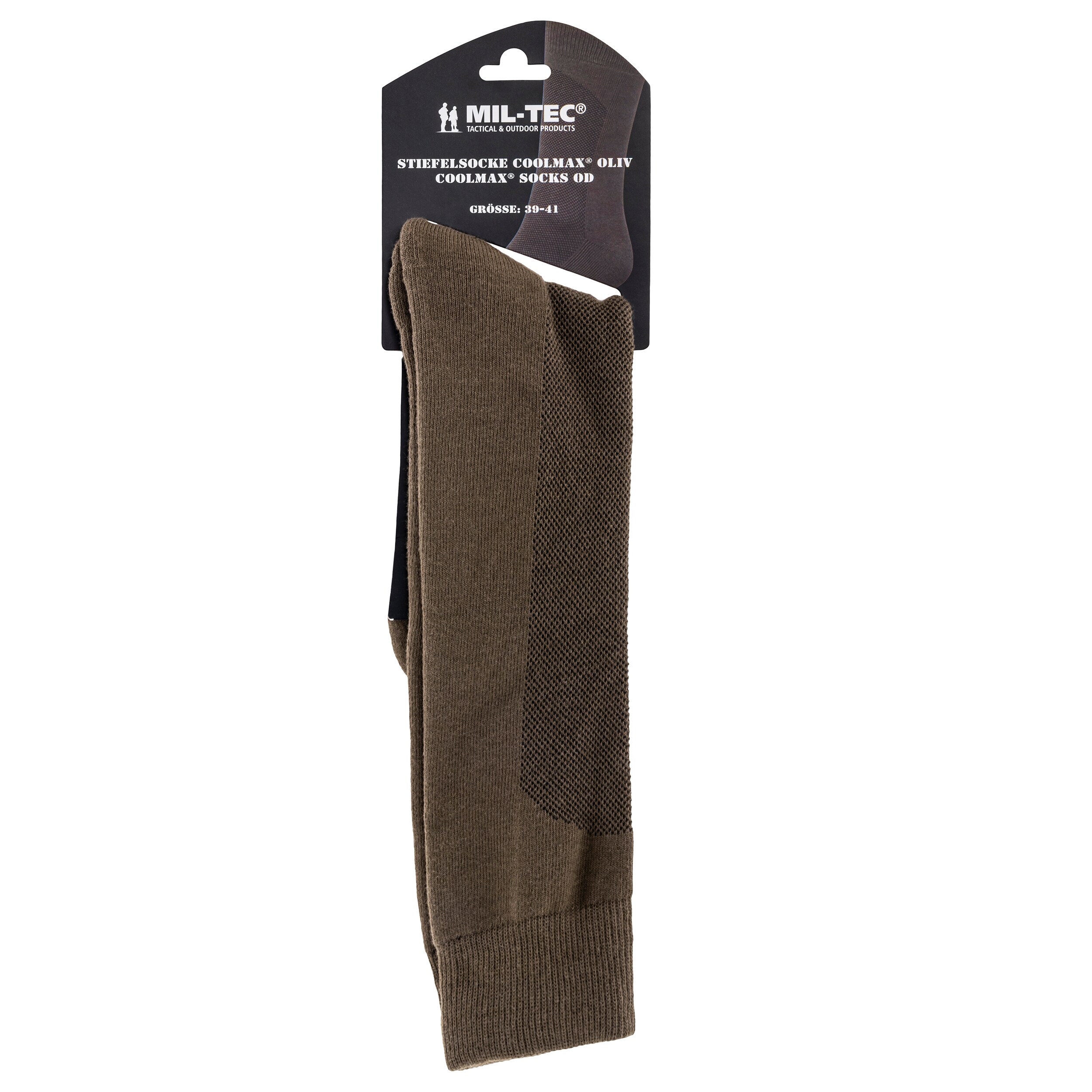 Mil-Tec - CoolMax - Lange Trekkingsocken - Olive