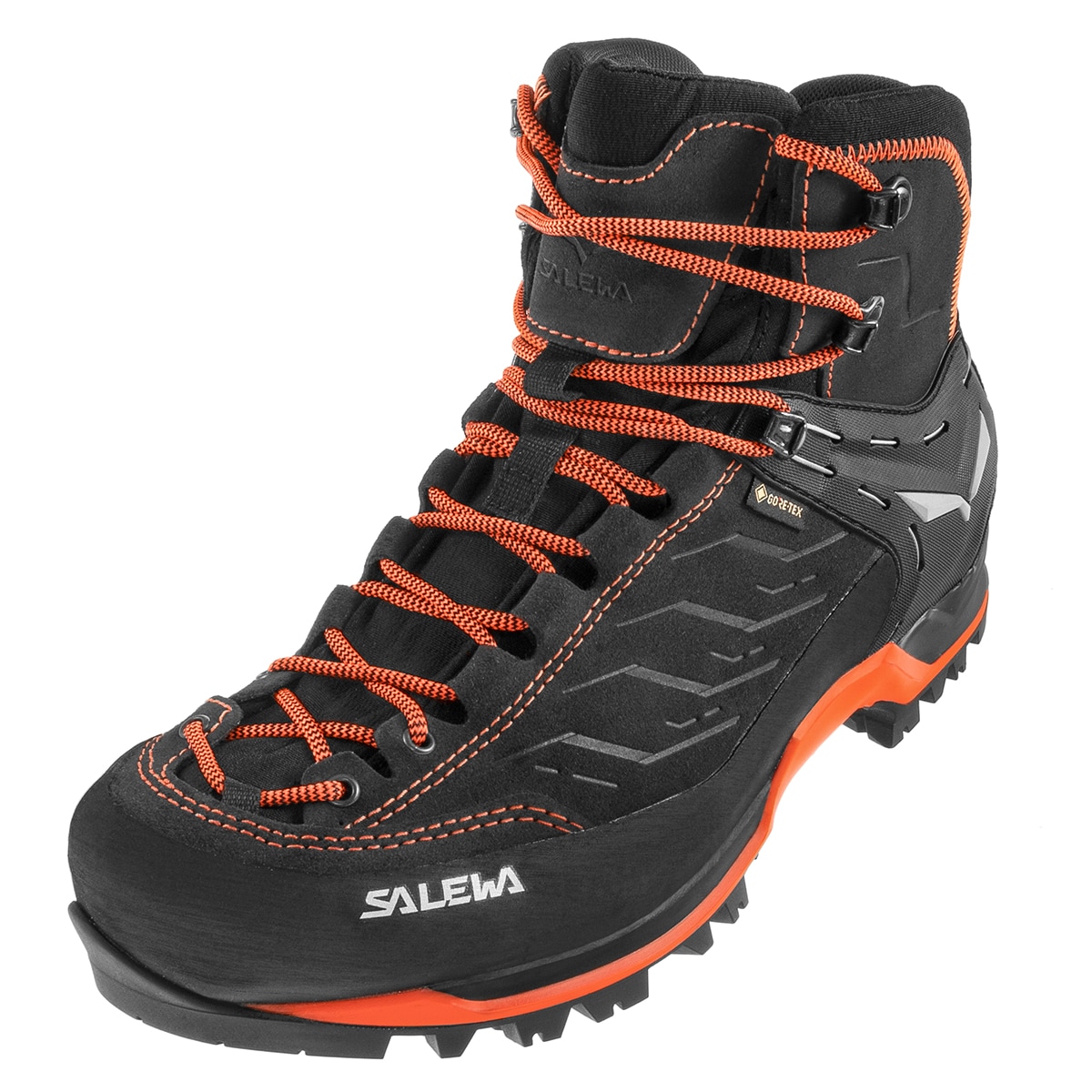 Salewa MTN Trainer MID GTX - Asphalt/Fluo Orange