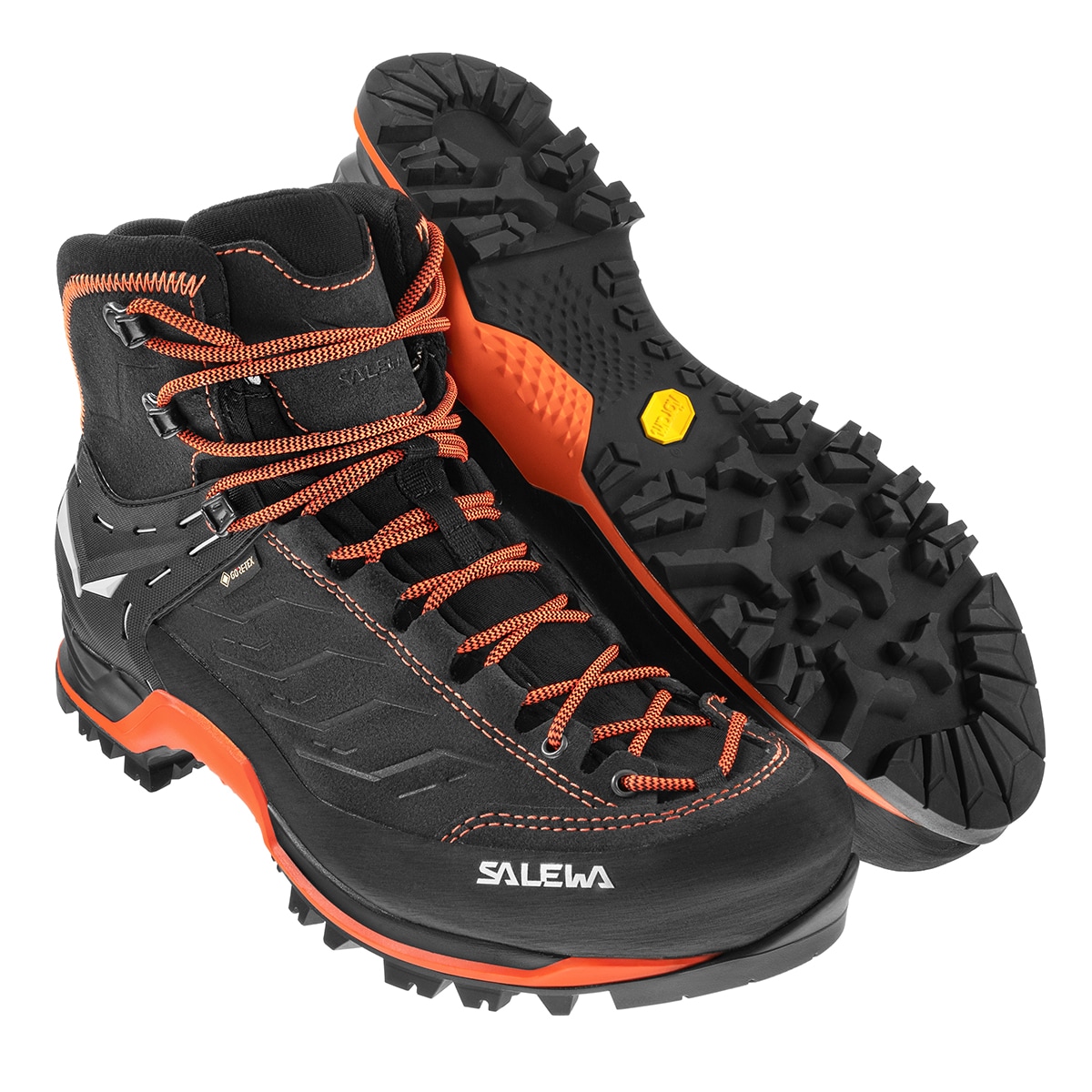 Salewa MTN Trainer MID GTX - Asphalt/Fluo Orange