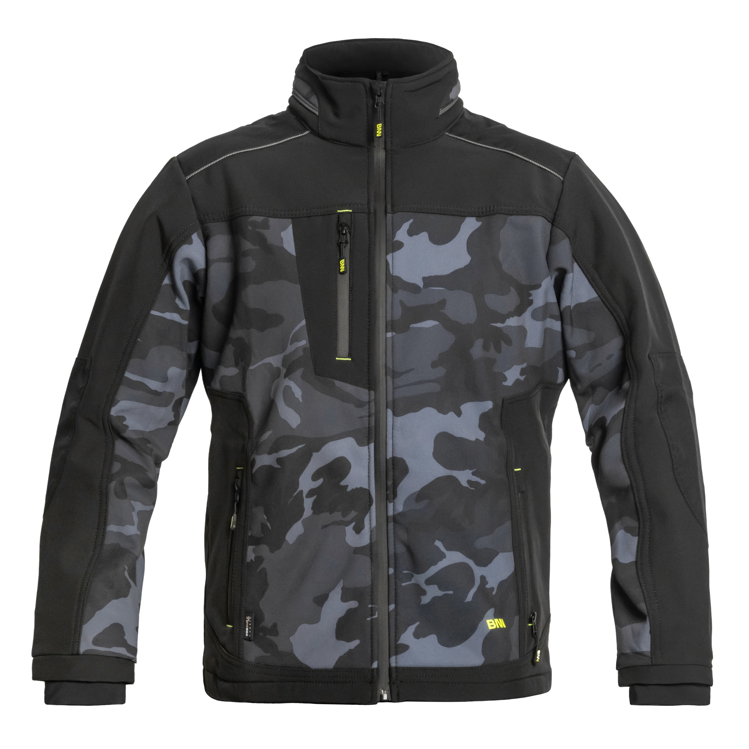 Bennon - Camos Softshell Jacke - Black/Grey