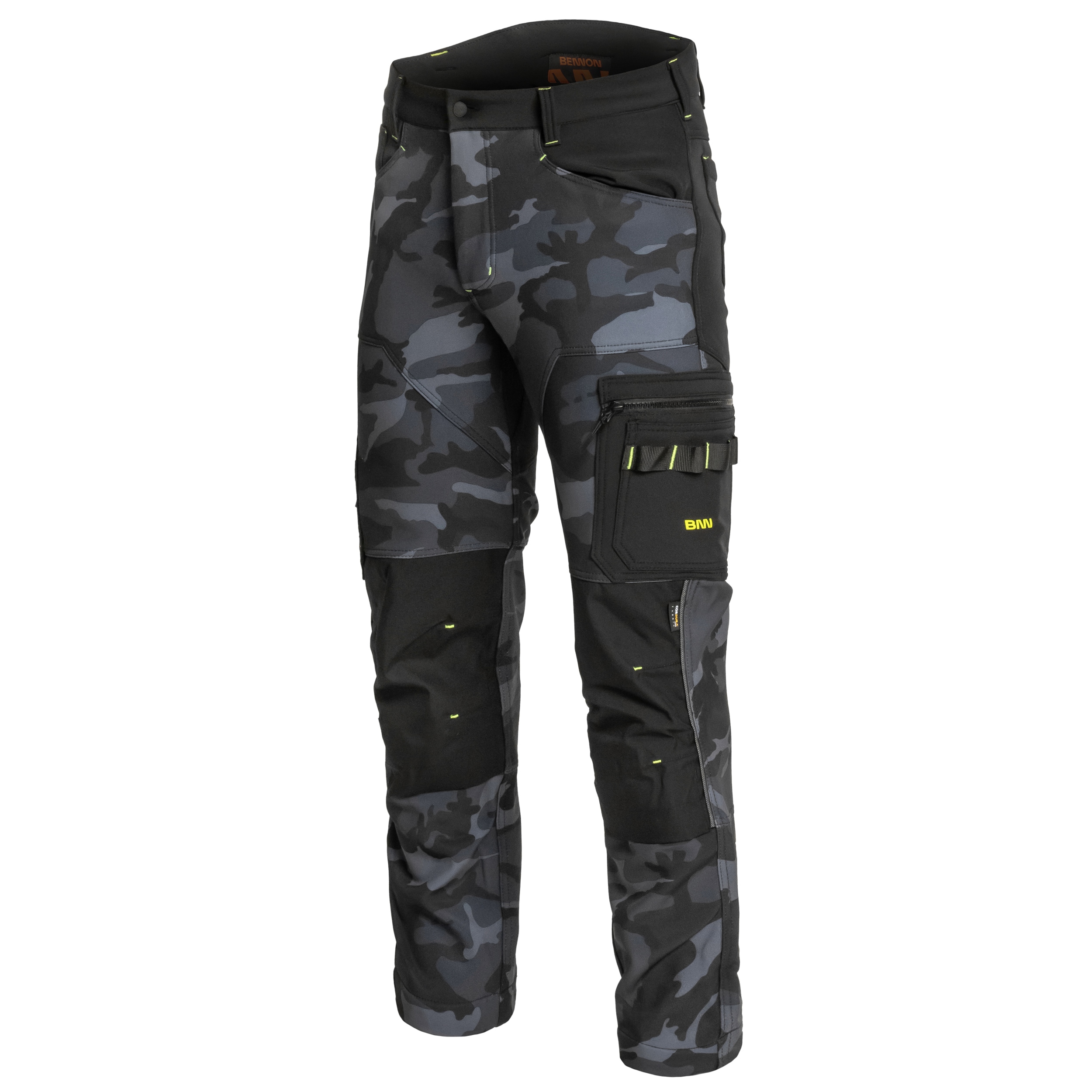 Bennon - Camos Softshell Hose - Black/Grey