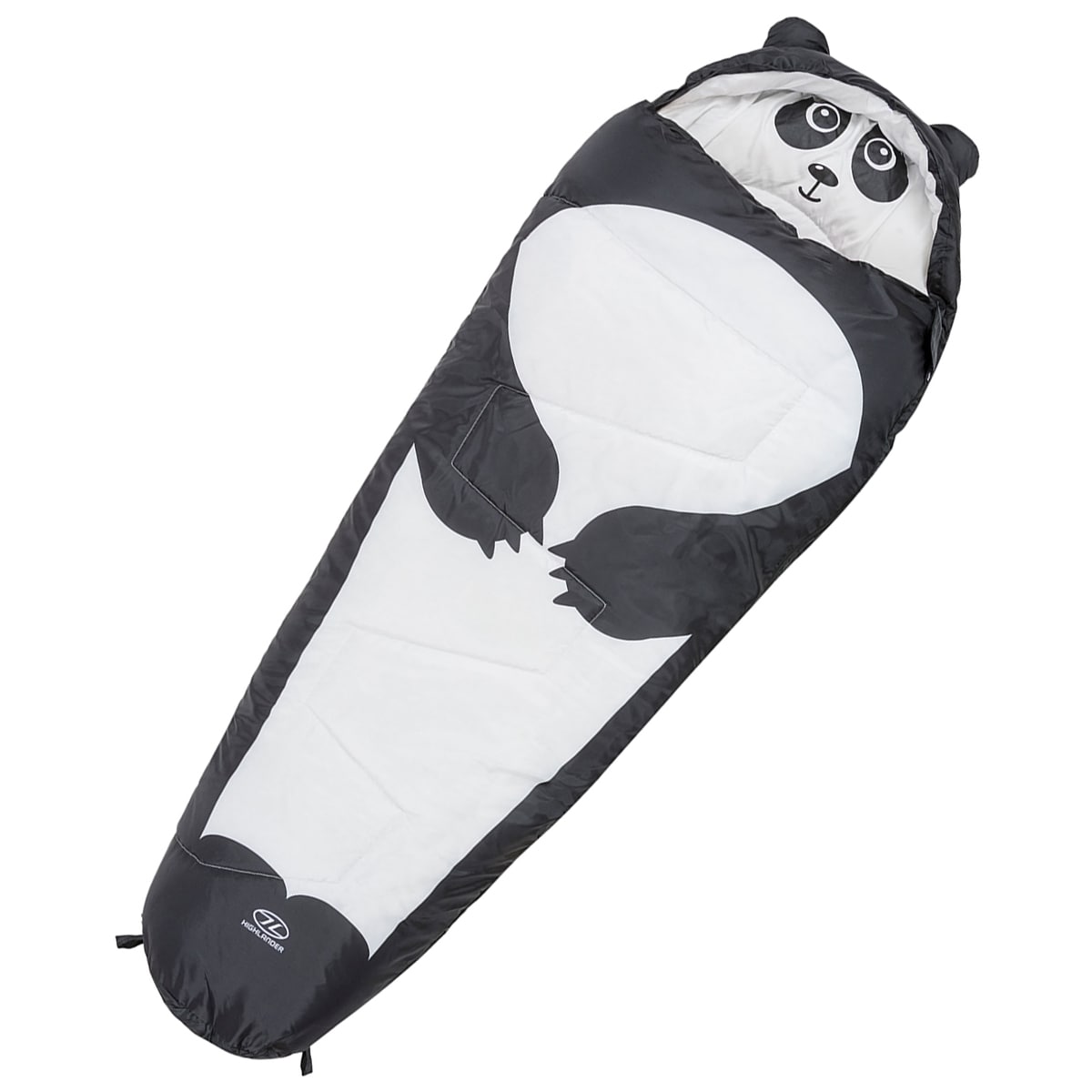 Highlander - Outdoor Creature Kids Panda 300 - Mumienschlafsack - Black