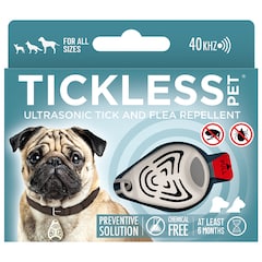 TickLess - Pet - Ultraschall-Zeckenschutz - für Tiere - Beige