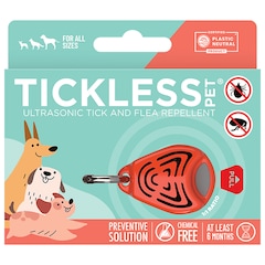TickLess - Pet Ultraschall-Zeckenschutz - für Tiere - Orange