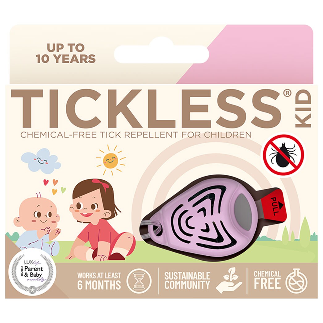 TickLess - Kid - Ultraschall-Zeckenschutz für Kinder - Pink