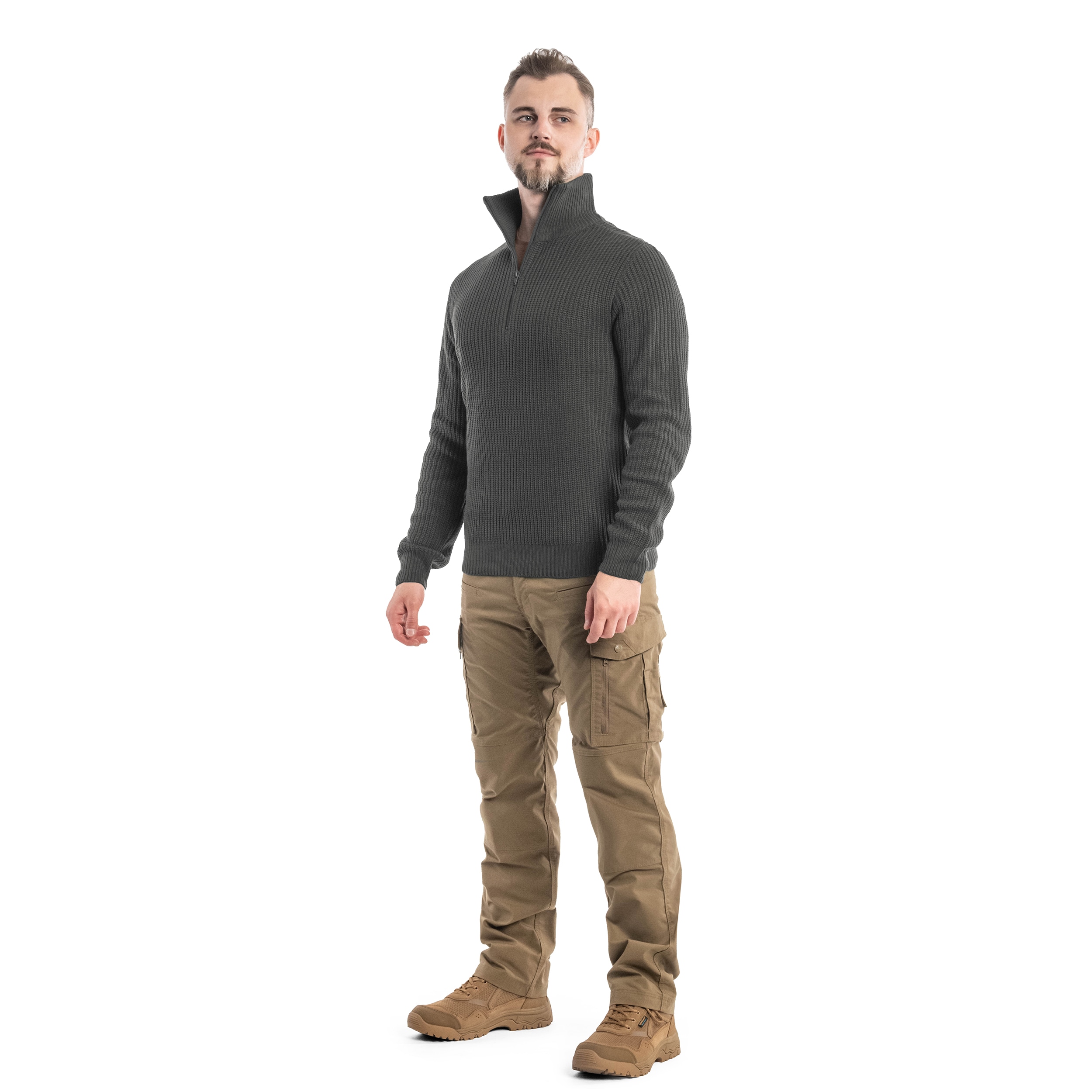 Brandit - Marine Troyer Pullover - Pullover - Anthracite