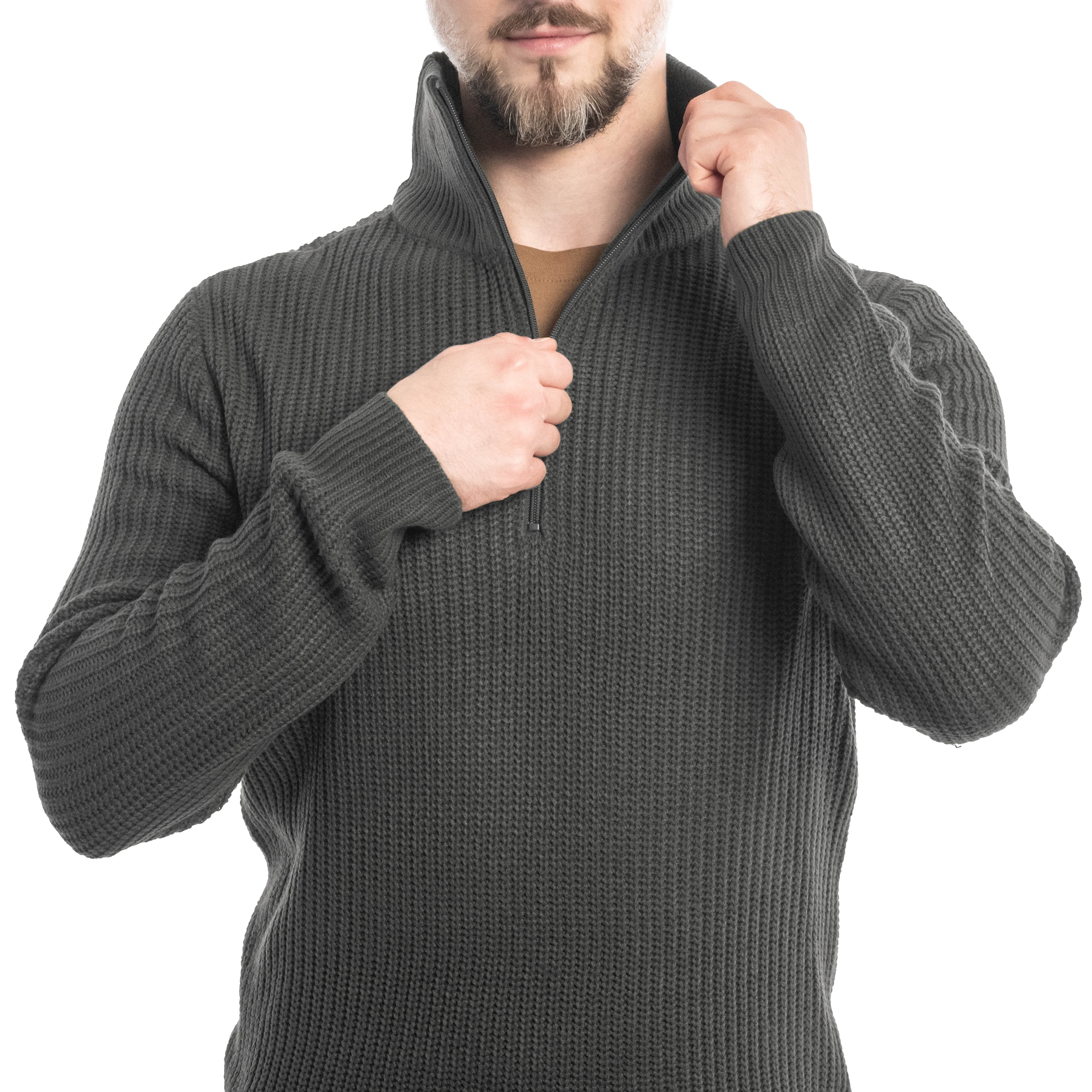 Brandit - Marine Troyer Pullover - Pullover - Anthracite