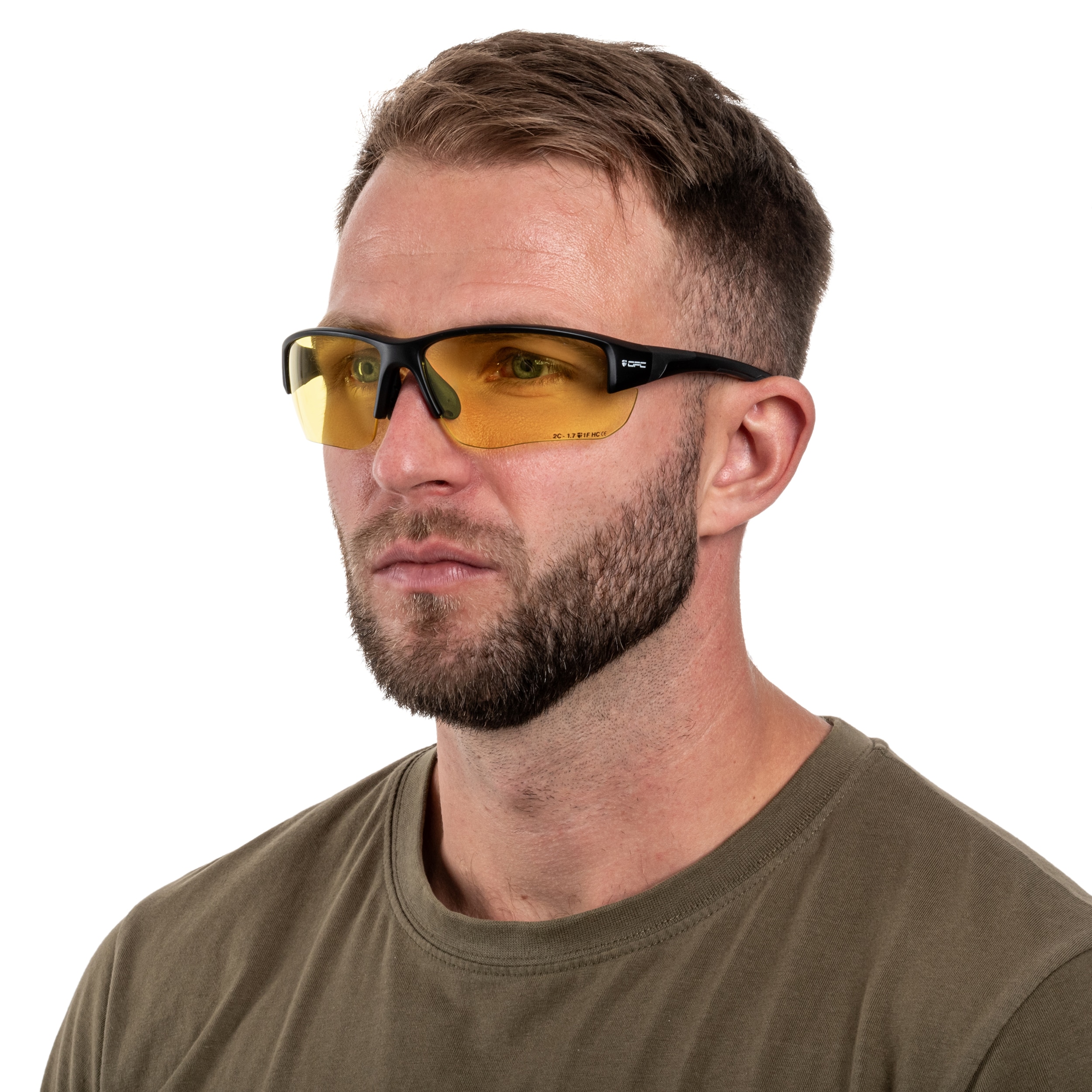 OPC - Tactical San Salvo - Taktische Schutzbrille - Matt Black/Ultra Light Yellow
