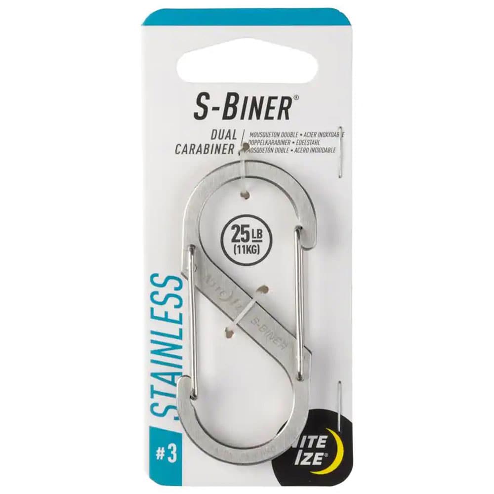 Nite Ize - S-Biner 3 - Karabinerhaken - Steel