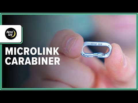 Nite Ize - MicroLink - Karabinerhaken - 4 Stück - Steel