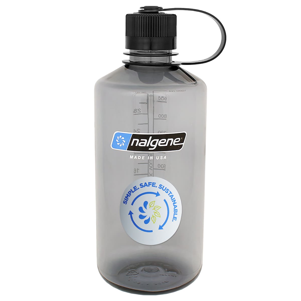 Nalgene - Narrow Mouth Sustain - Trinkflasche 1 l - Grau