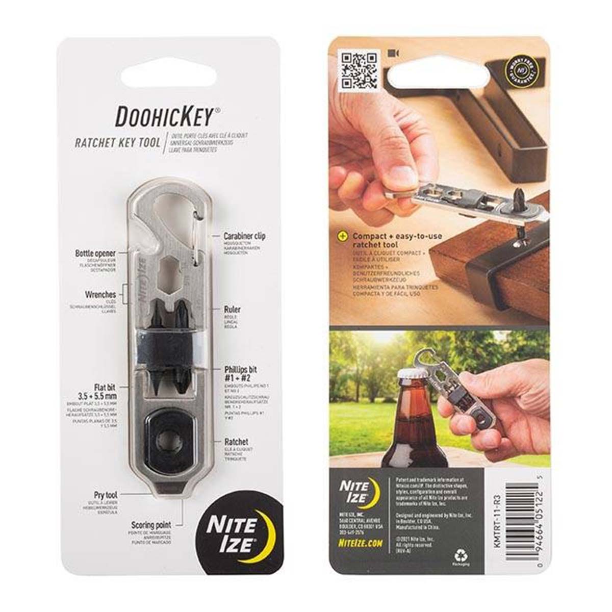 Nite Ize - DoohicKey - Multitool - Steel