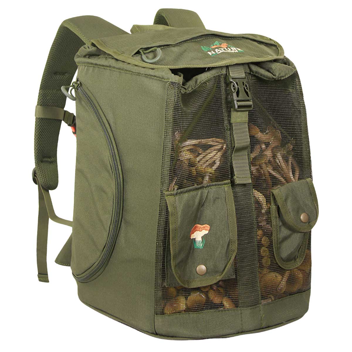 Nature by Marsupio - Forest 35 Bis - Pilz-Rucksack 35 l - Olive