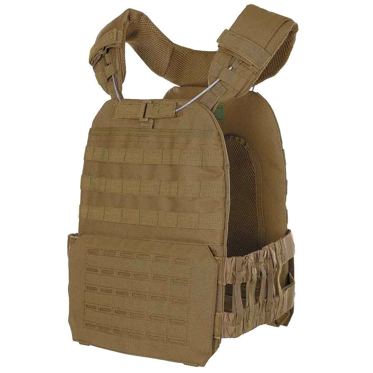 MFH - Laser MOLLE - Taktische Weste - Coyote Tan