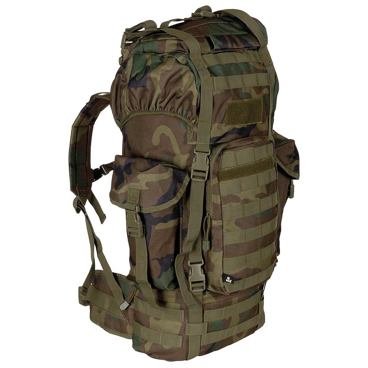 MFH - BW Combat MOLLE - Taktischer Rucksack 65 l - Woodland