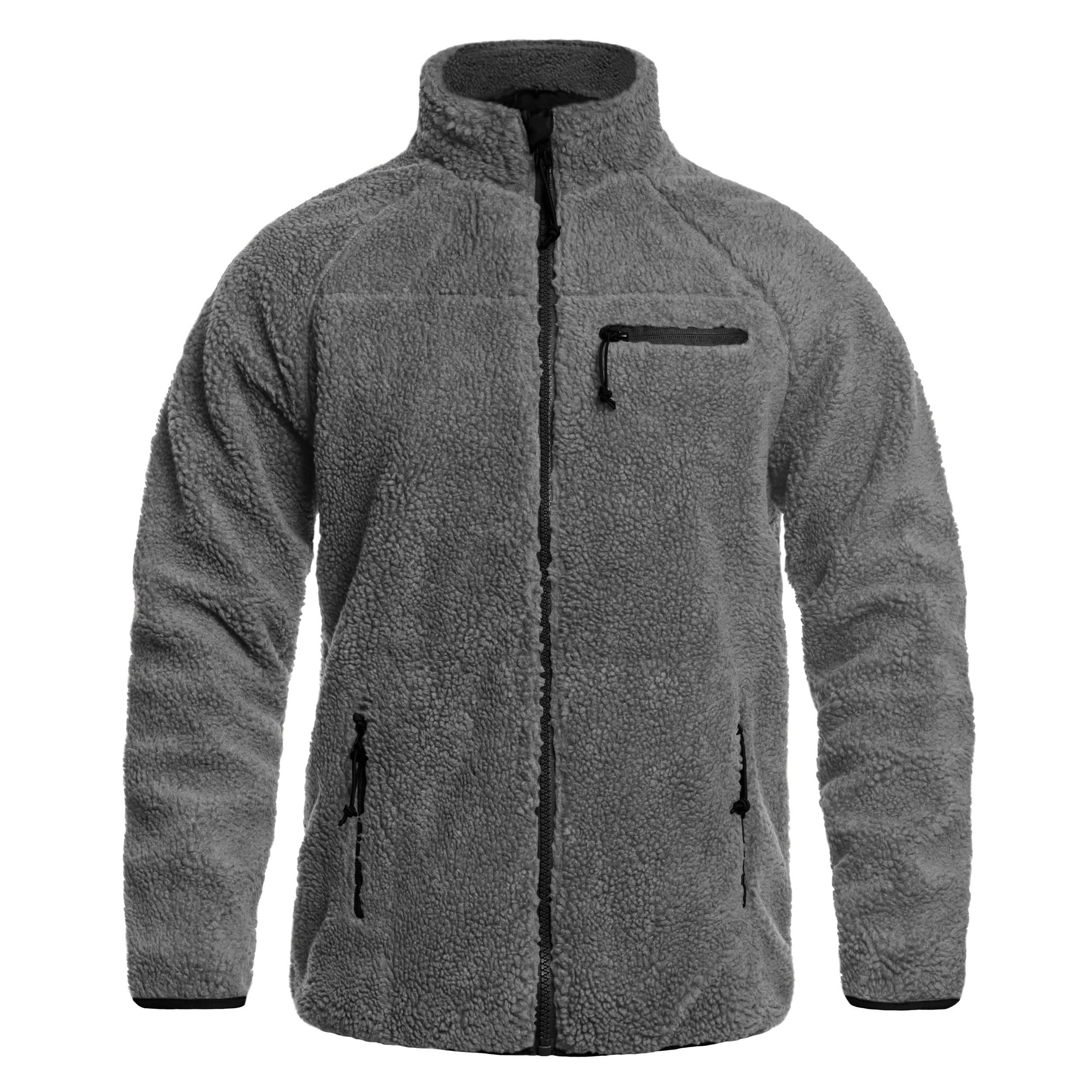 Brandit - Teddyfleece Jacket - Teddy-Fleecejacke - Anthracite