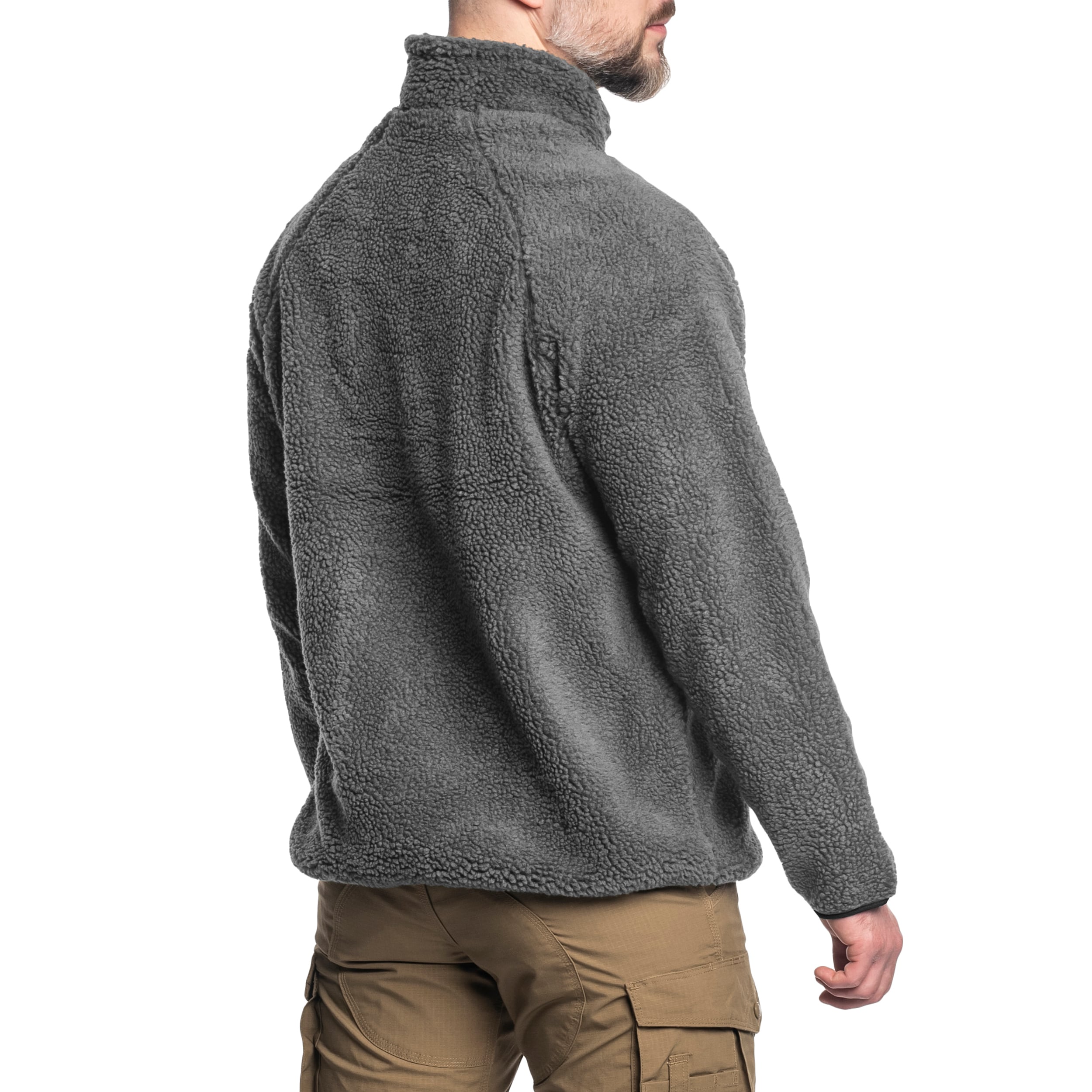 Brandit - Teddyfleece Jacket - Teddy-Fleecejacke - Anthracite