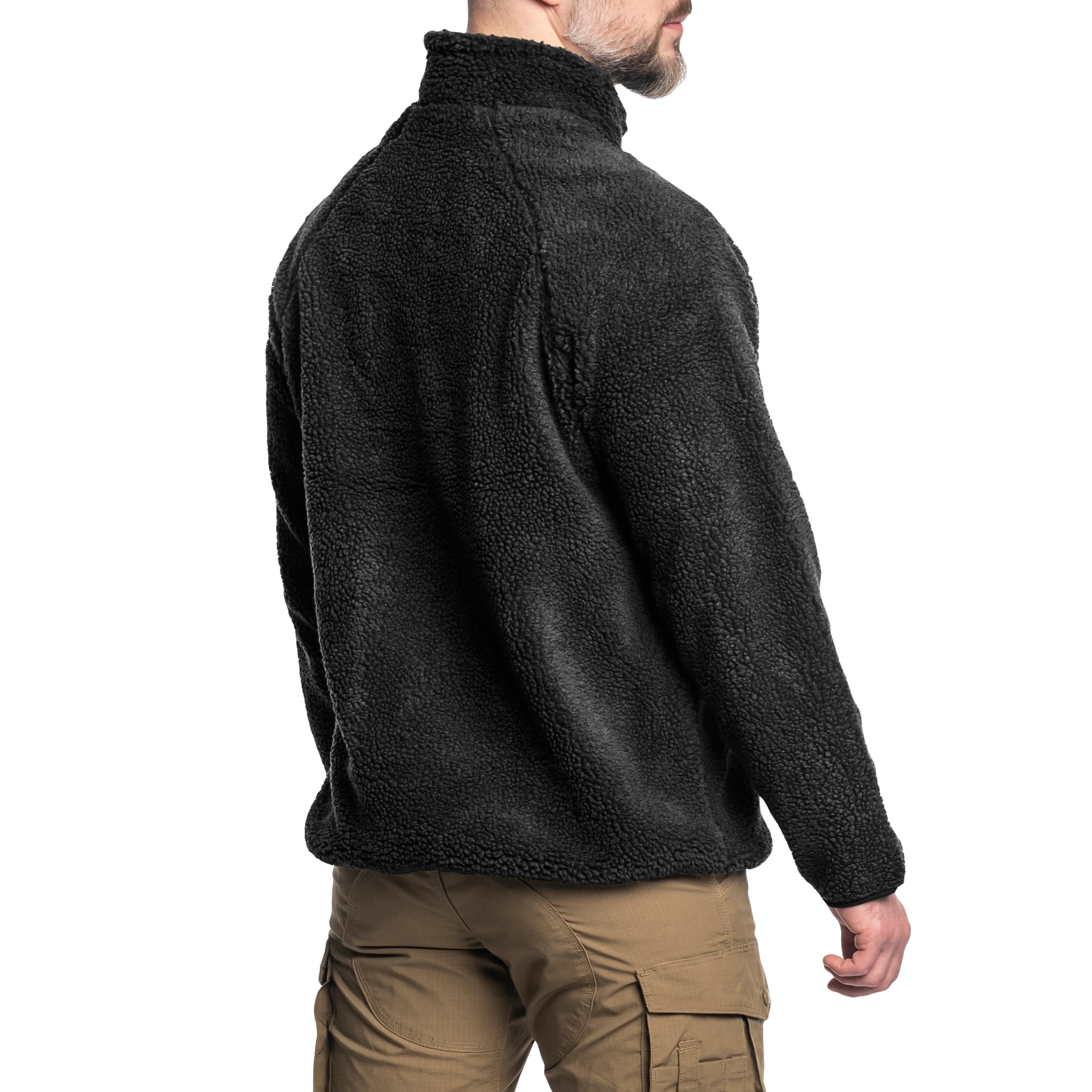 Brandit - Teddyfleece Jacket - Teddy-Fleecejacke - Black
