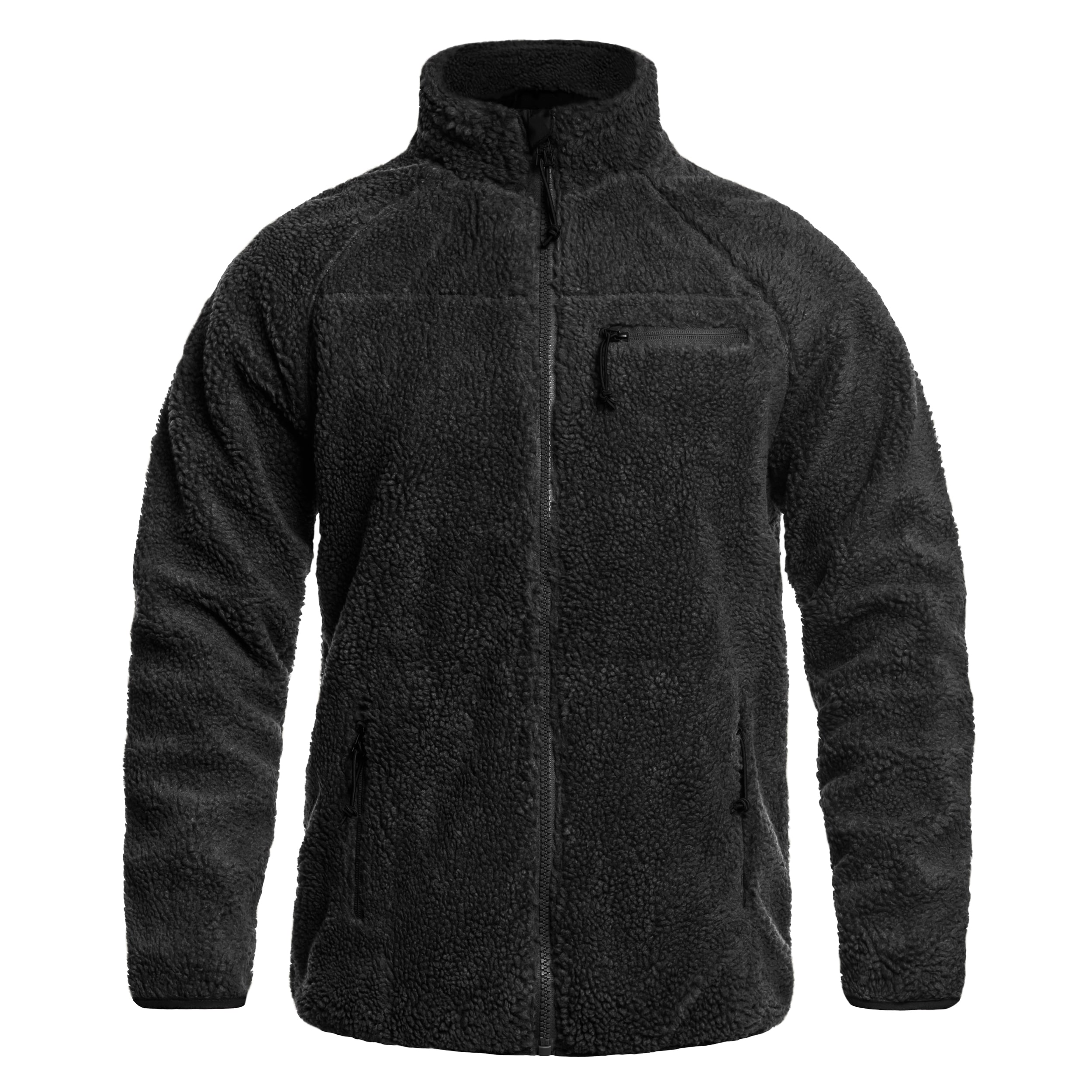 Brandit - Teddyfleece Jacket - Teddy-Fleecejacke - Black