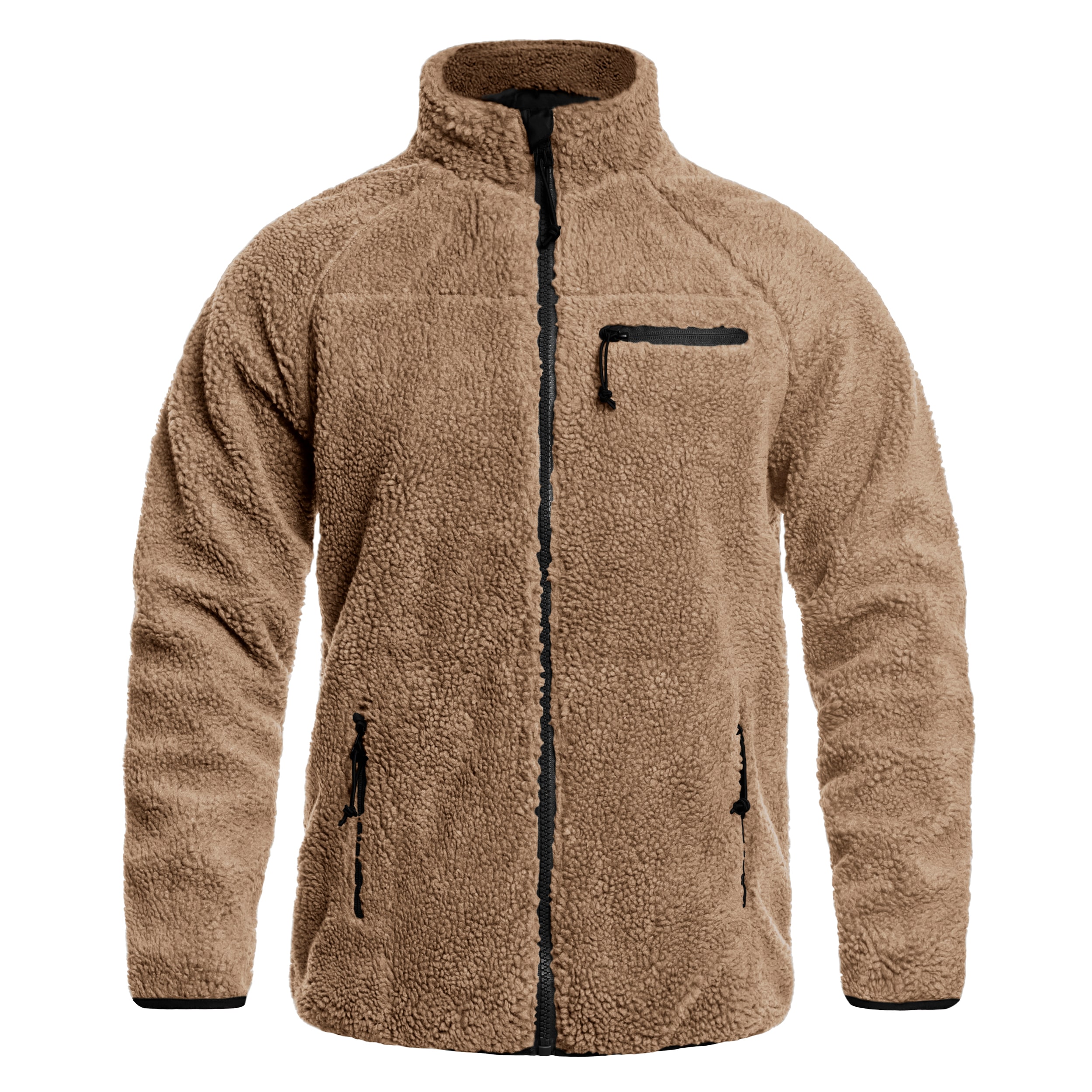 Brandit - Teddyfleece Jacket - Teddy-Fleecejacke - Coyote