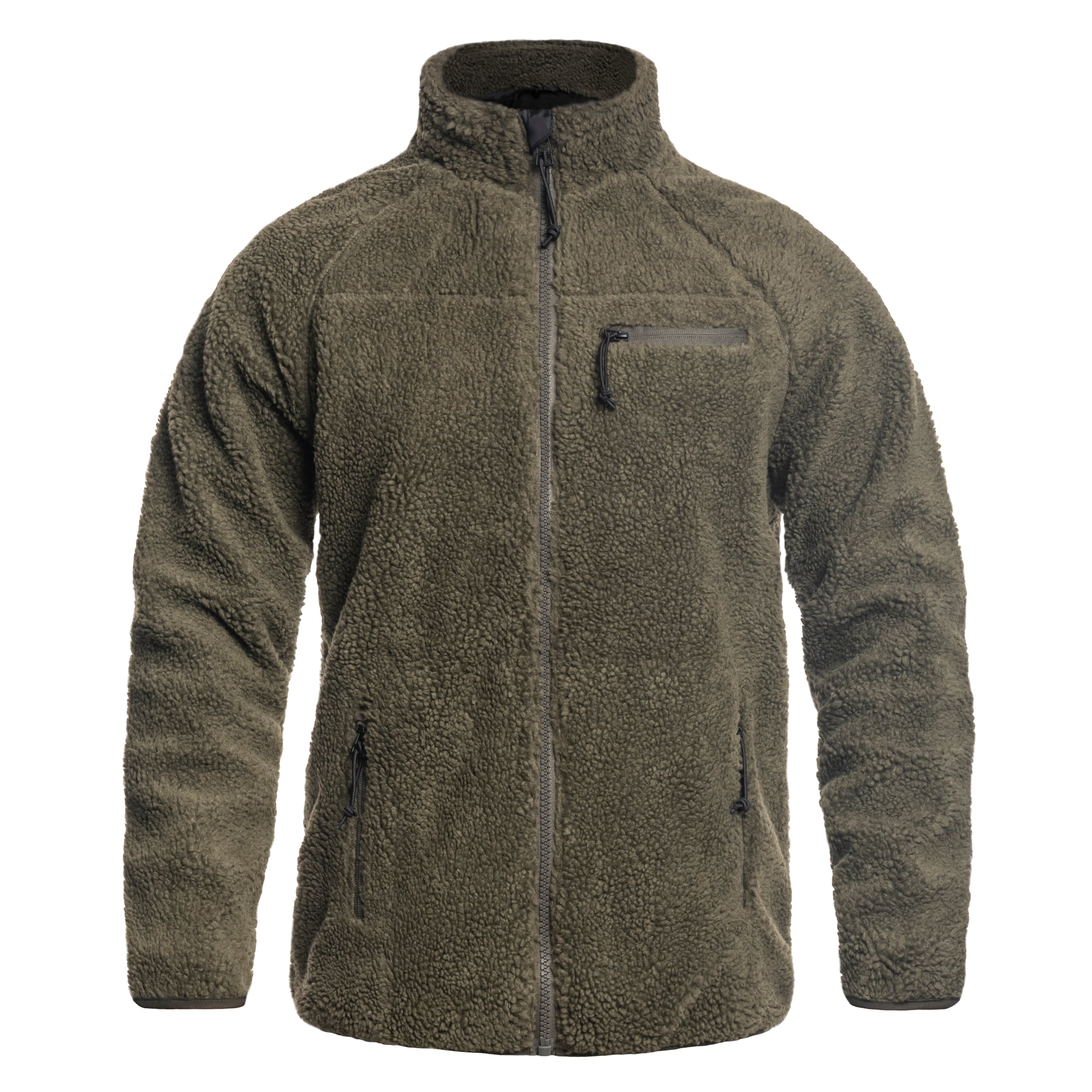 Brandit - Teddyfleece Jacket - Teddy-Fleecejacke - Olive