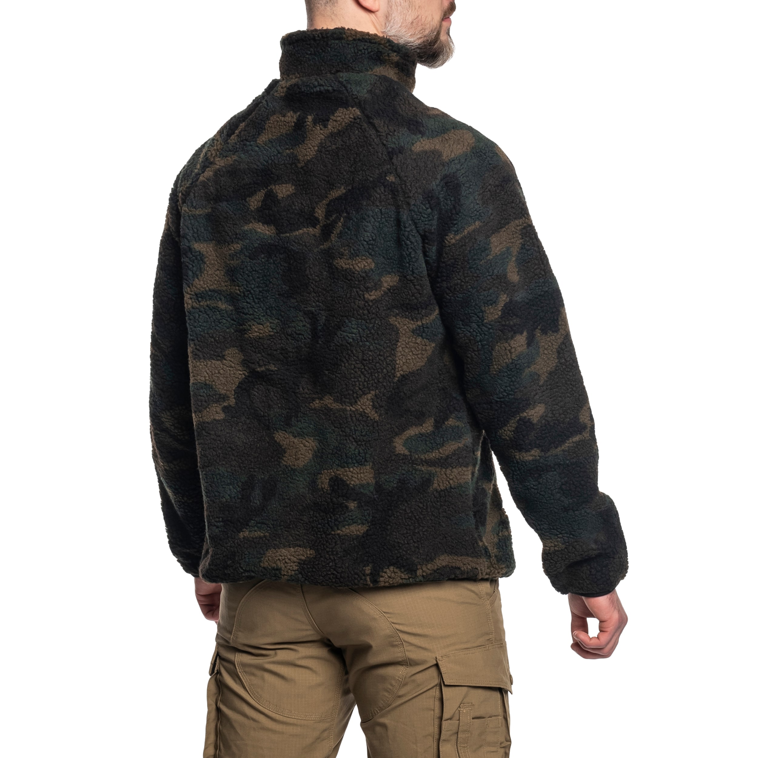 Brandit - Teddyfleece Jacket - Teddy-Fleecejacke - Woodland