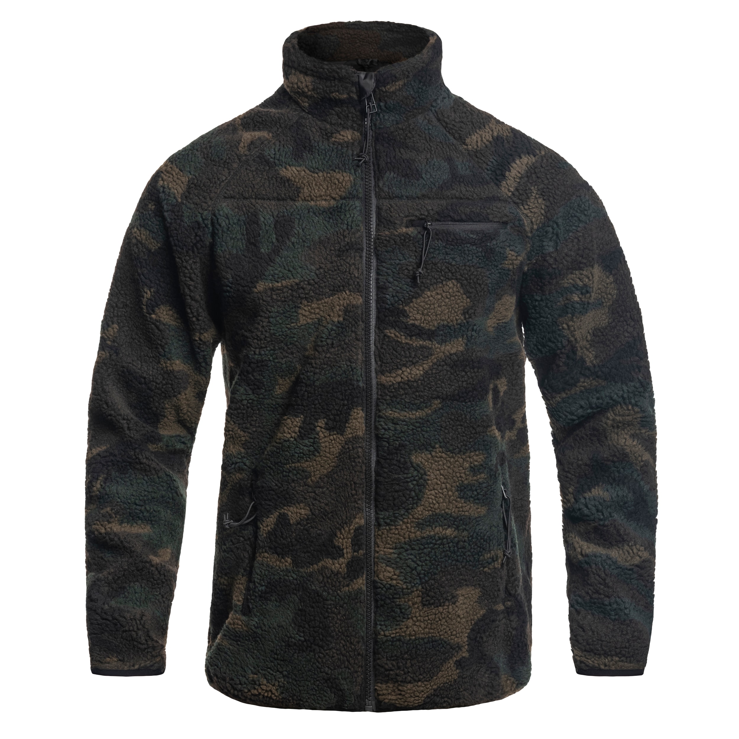 Brandit - Teddyfleece Jacket - Teddy-Fleecejacke - Woodland