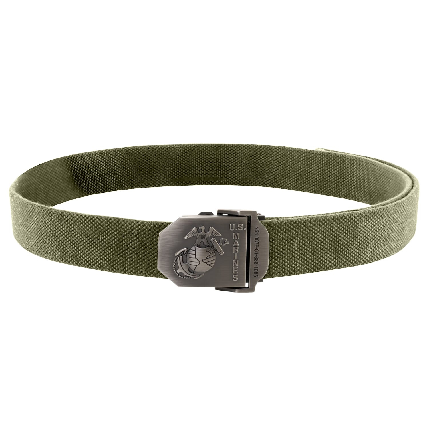 Helikon - USMC - Gürtel mit Marine-Emblem der Vereinigten Staaten - Olive Green