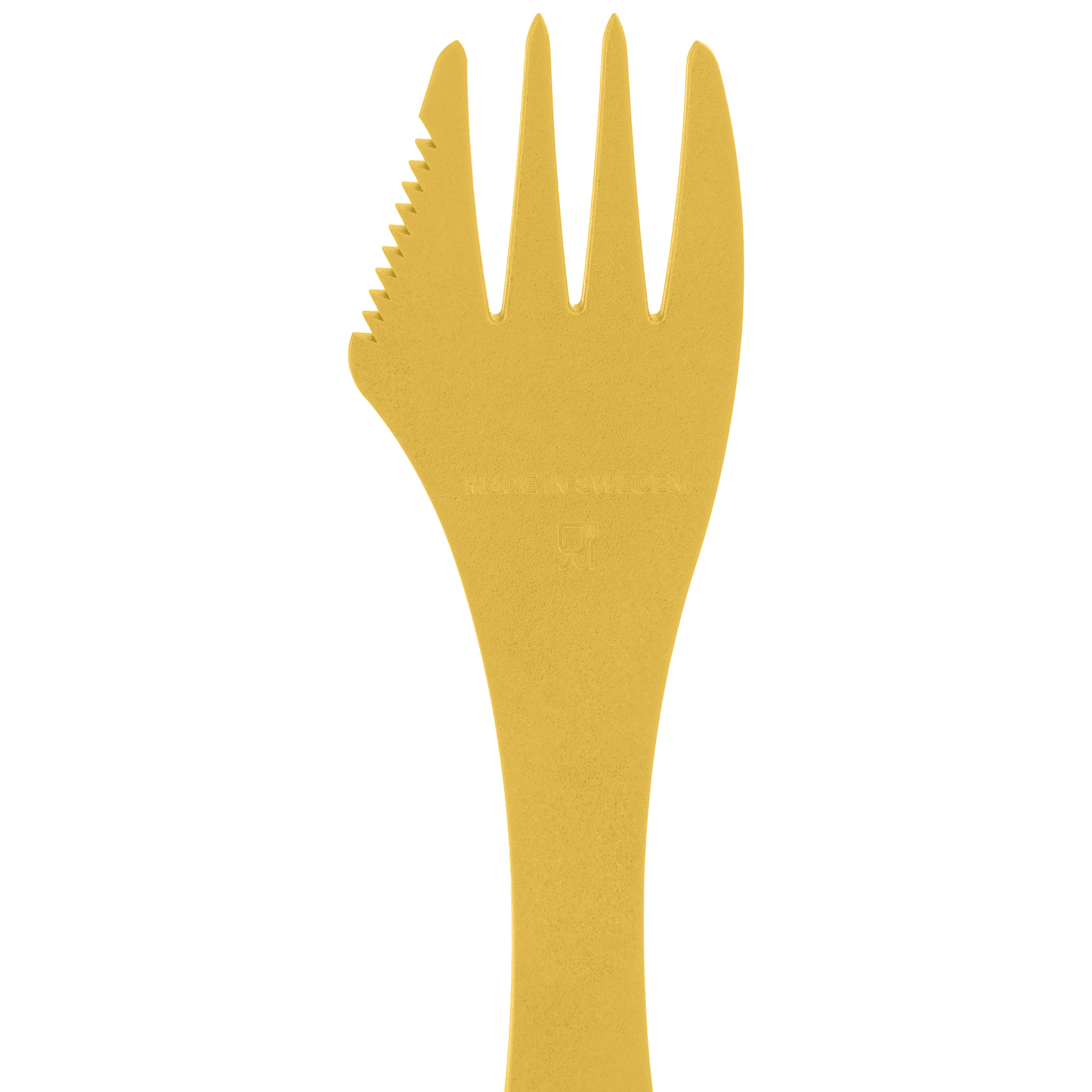 Spork Light My Fire - 3-in-1-Löffel-Gabel-Messer-Kombination - Bio - Musty Yellow 