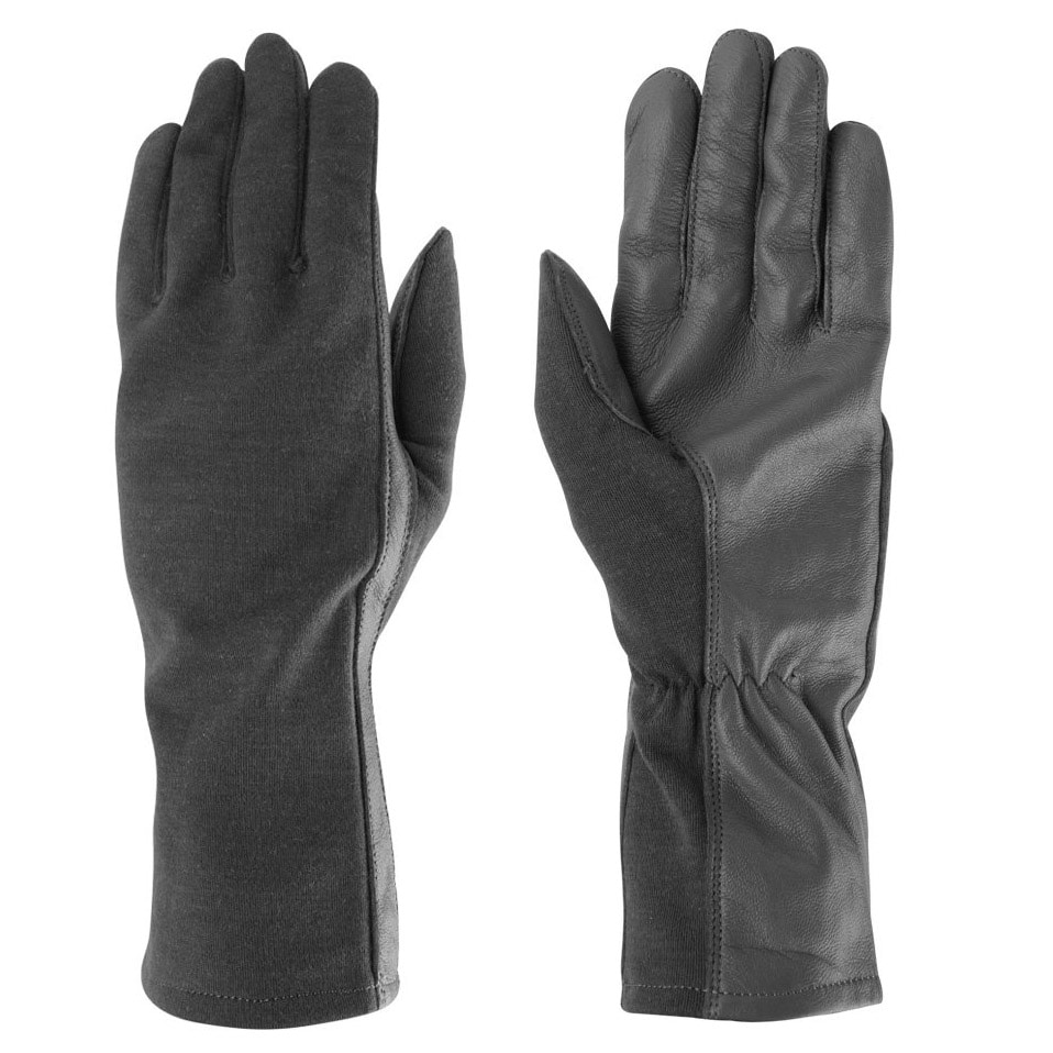 Mil-Tec - Handschuhe mit langen Stulpen - Nomex - Black