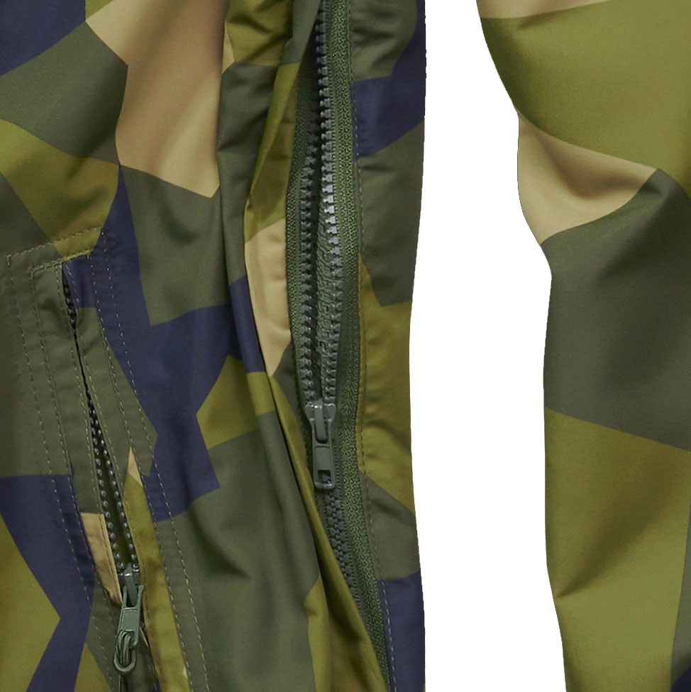 Brandit - Summer Windbreaker Jacke - Windjacke aus Polyester - Swedish Camo M90