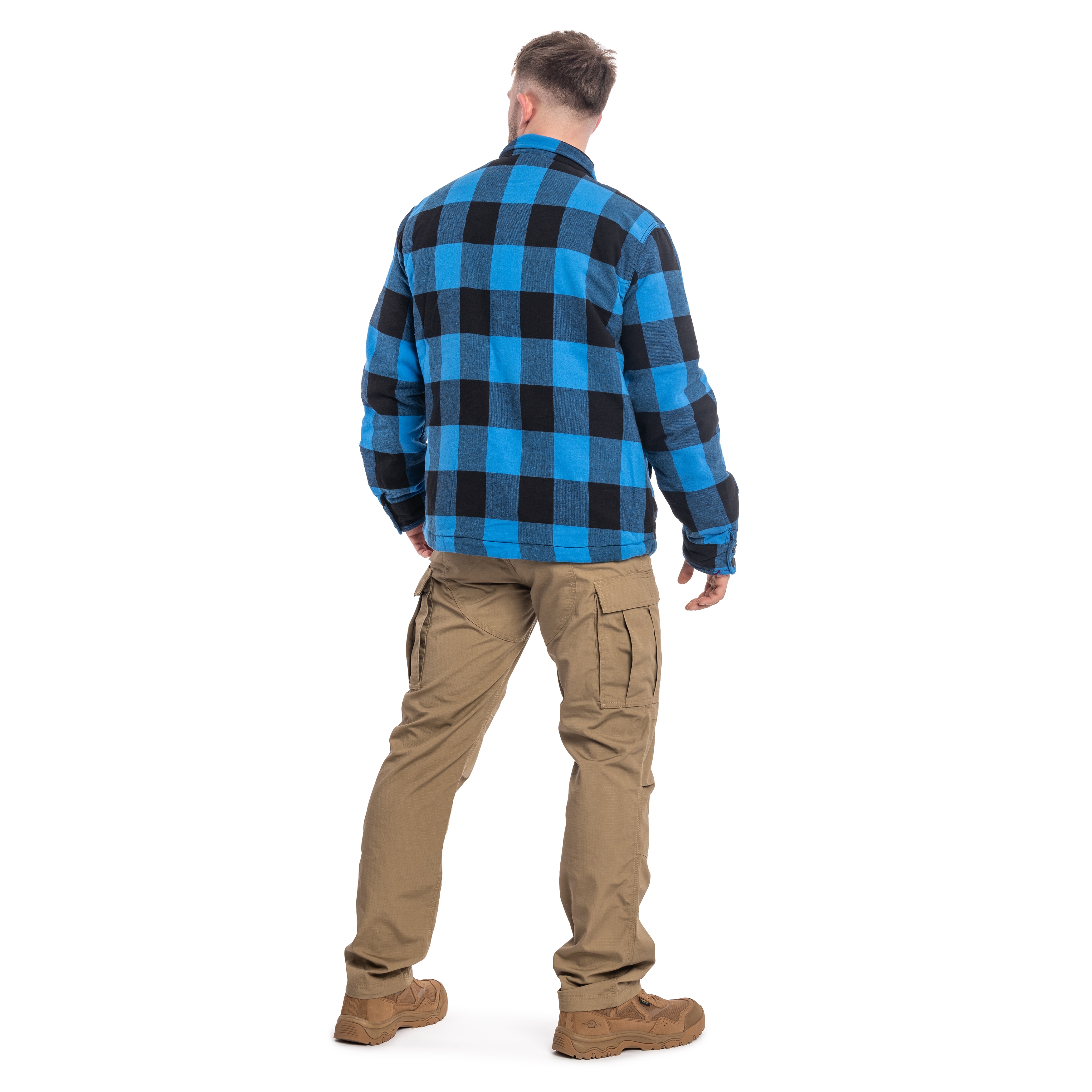 Brandit - Lumber Jacket - Jacke - Black/Blue