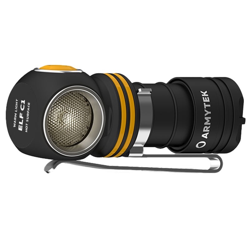 Armytek - Elf C1 Micro-USB Warm 4w1 - Winkel- und Stirntaschenlampe - 930 Lumen