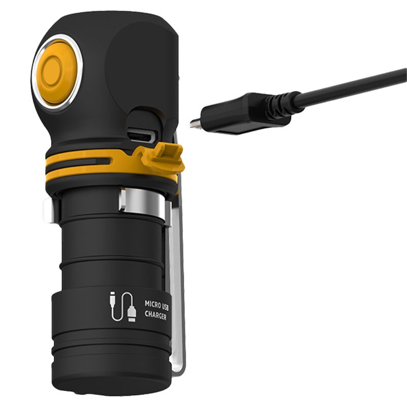 Armytek - Elf C1 Micro-USB Warm 4w1 - Winkel- und Stirntaschenlampe - 930 Lumen