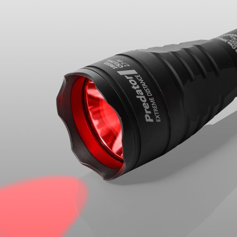 Armytek - Predator XP-E2 - Taktische Taschenlampe - Red - 160 Lumen