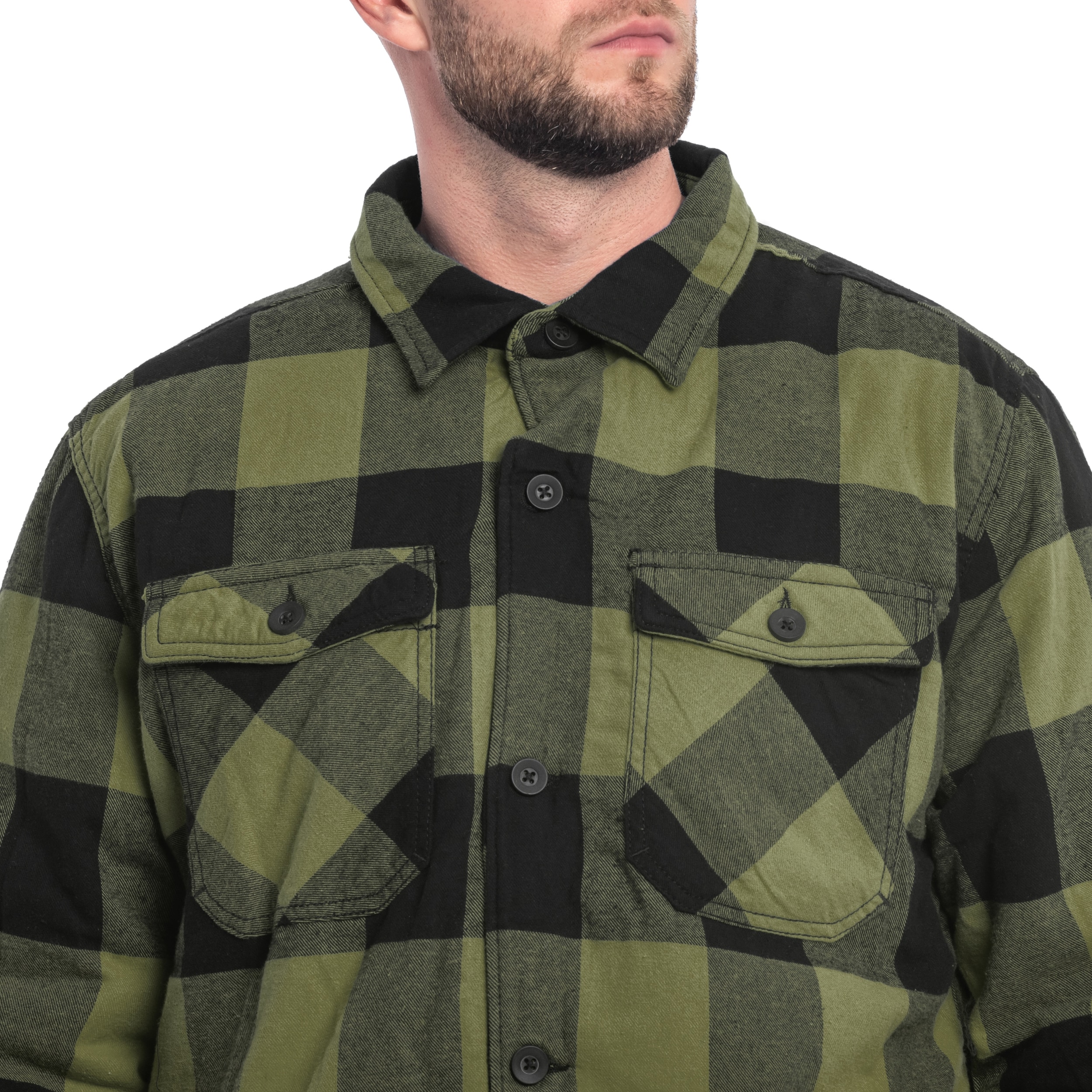 Brandit - Lumber Jacket - Jacke - Black/Olive