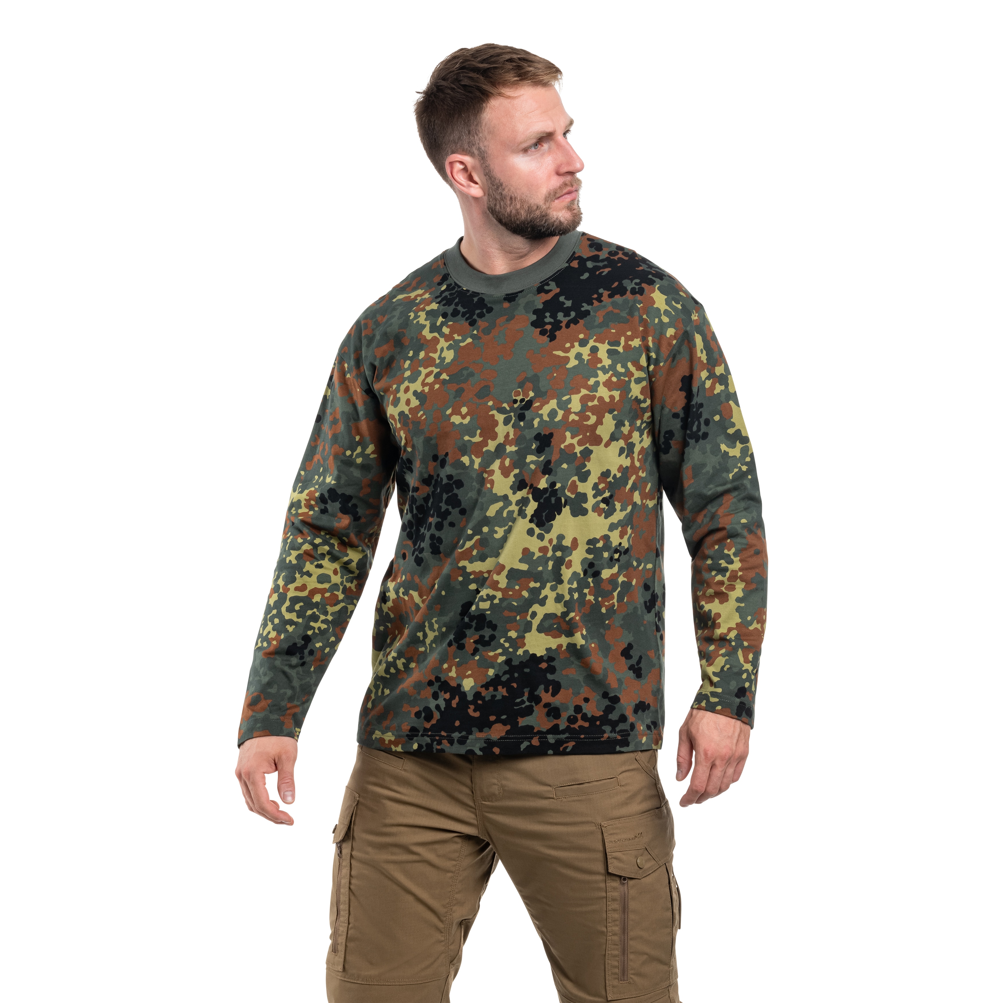 MFH - Longsleeve - Langarmshirt - Flecktarn