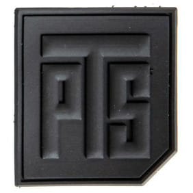 3D-Aufnäher - 1.5 PVC Tab - schwarz