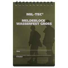 Mil-Tec - Wasserfestes Notizbuch 100x150 mm