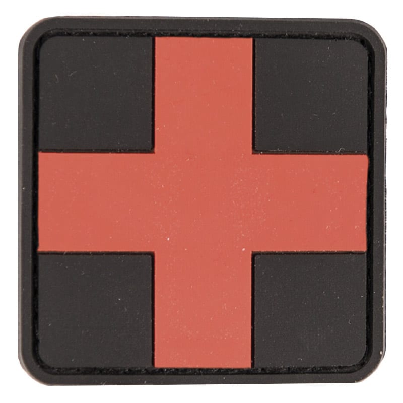 Mil-Tec - 3D-Aufnäher First Aid Patch - Black