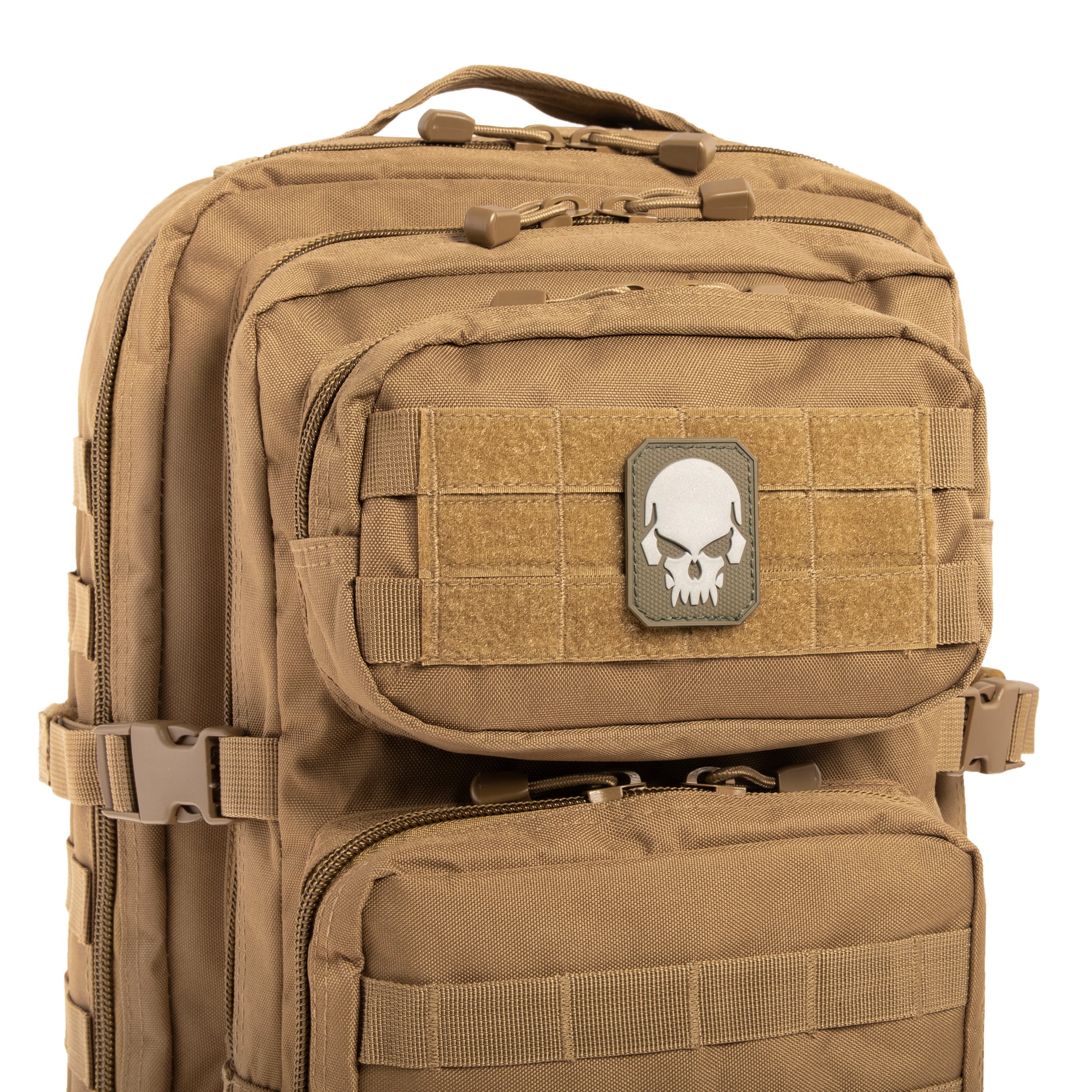 Mil-Tec - Skull SM - 3D-Aufnäher - Olive