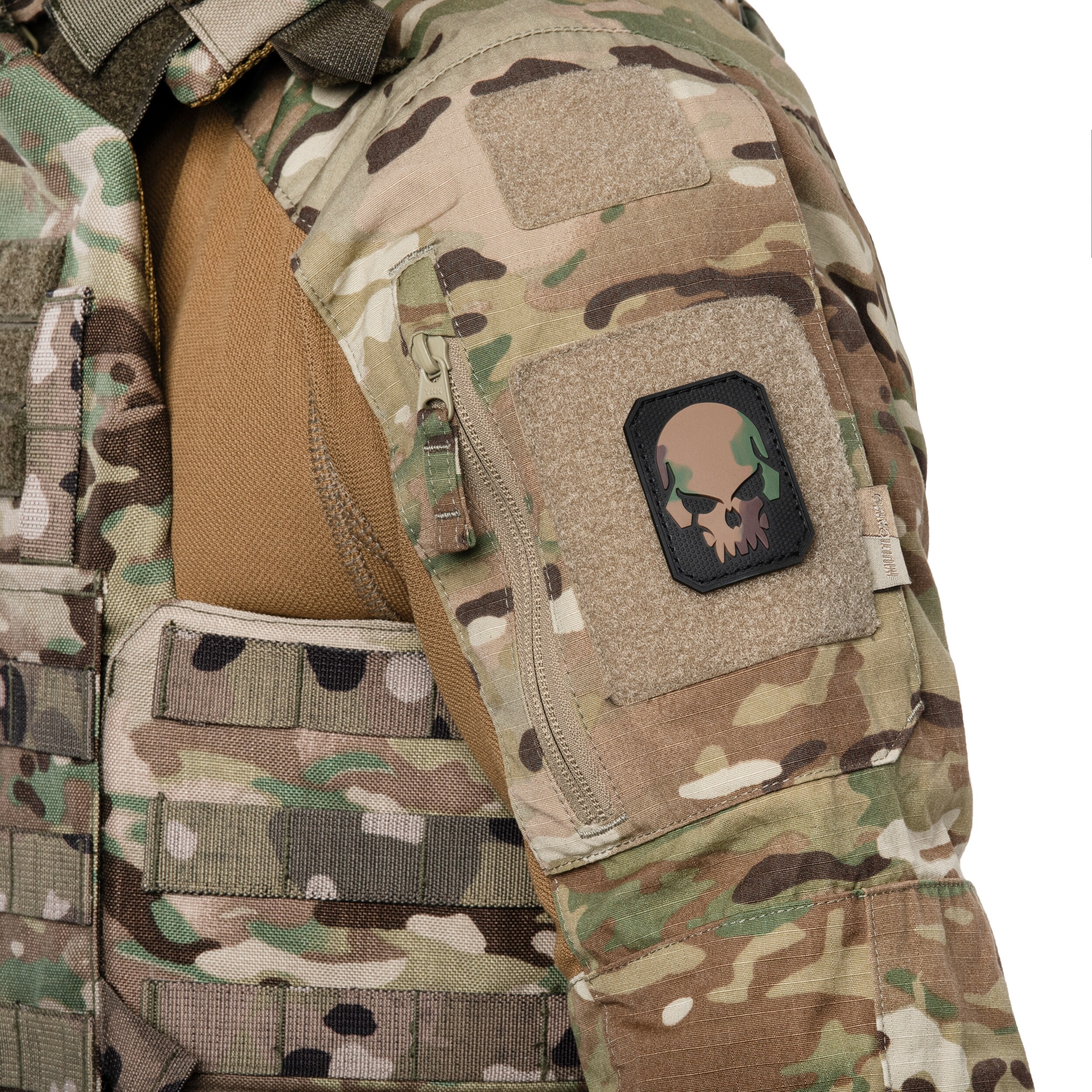 Mil-Tec - Skull SM - 3D-Aufnäher - Camo