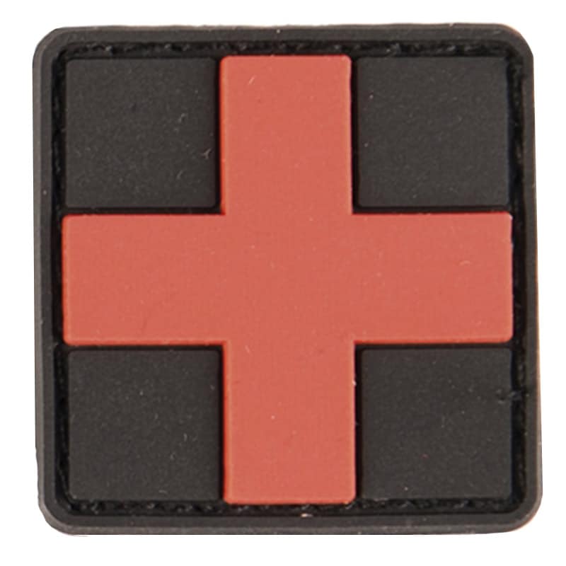 Mil-Tec - 3D-Aufnäher First Aid Patch SM - Black